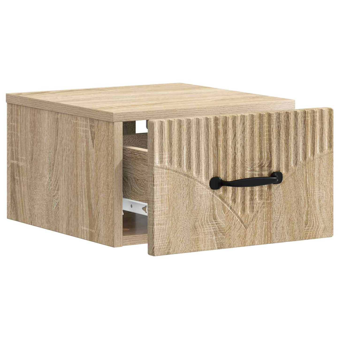 Vegghengt Nattbord Sonoma eik 34,5 x 33 x 20 cm Konstruert tre