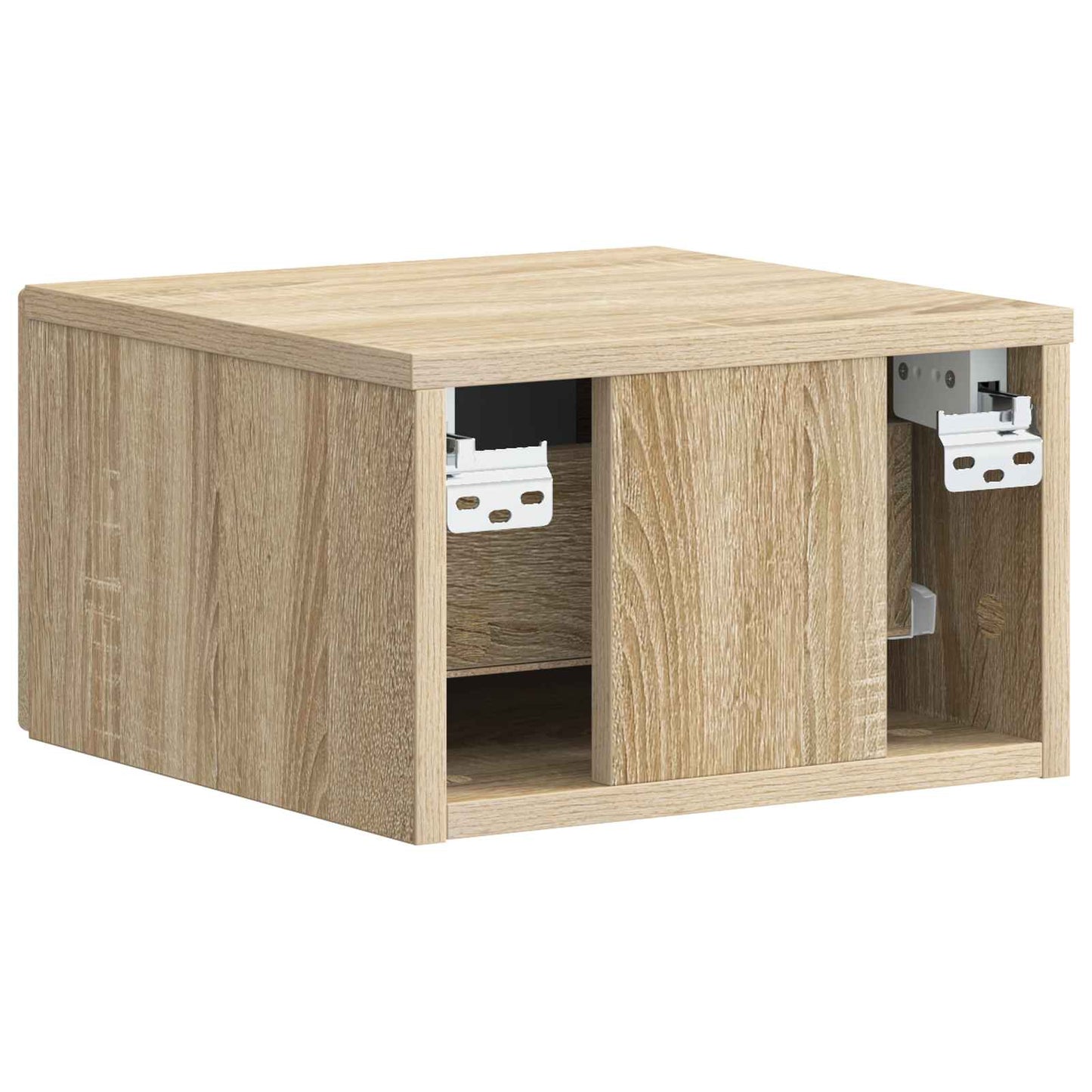 Vegghengt Nattbord Sonoma eik 34,5 x 33 x 20 cm Konstruert tre