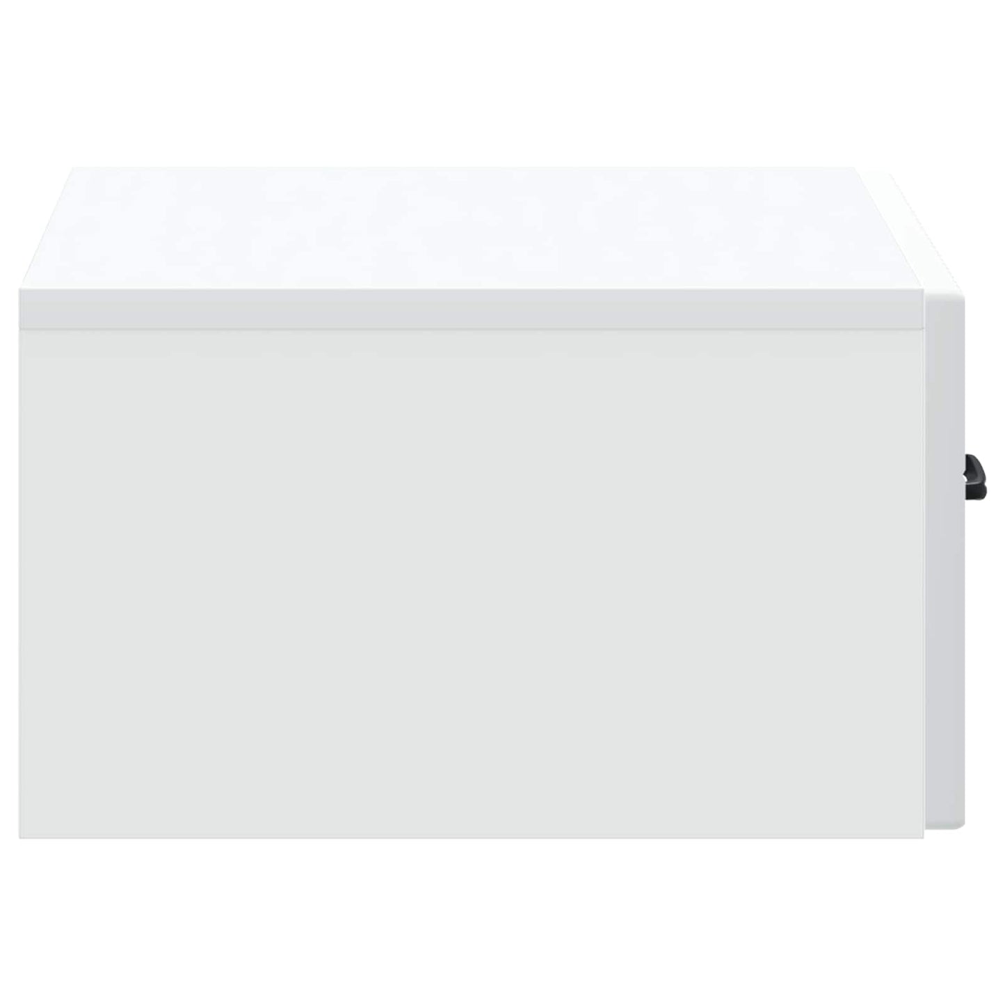 Vegghengt Nattbord 2 pcs Hvit 49 x 34,5 x 20 cm Konstruert tre