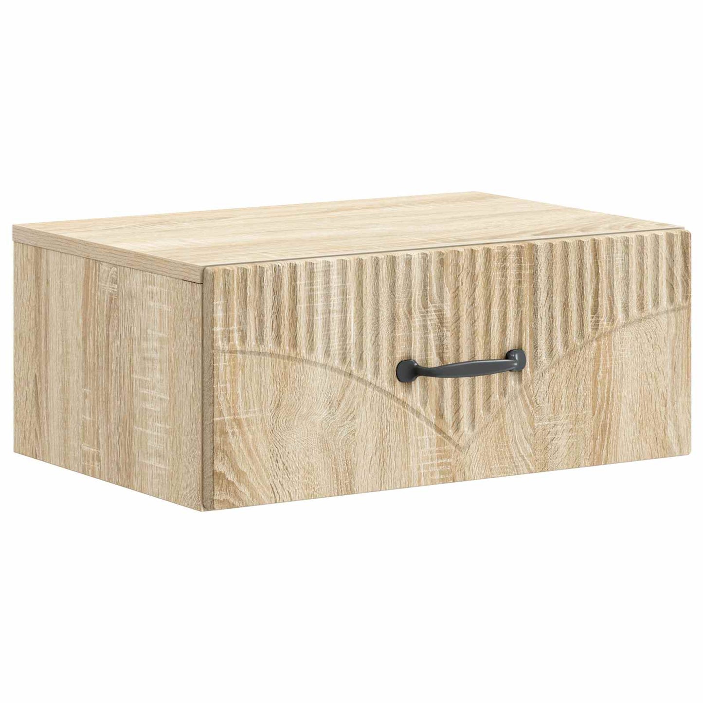 Vegghengt Nattbord Sonoma eik 49 x 34,5 x 20 cm Konstruert tre