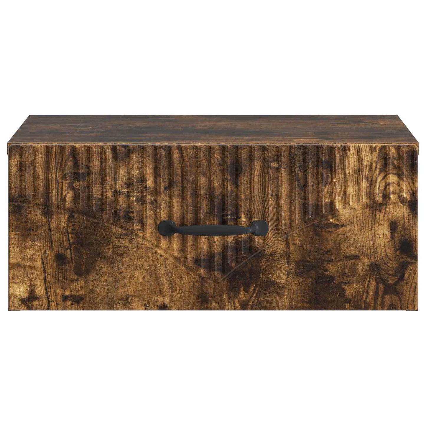 Vegghengt Nattbord Røkt Eik 49 x 34,5 x 20 cm Konstruert tre