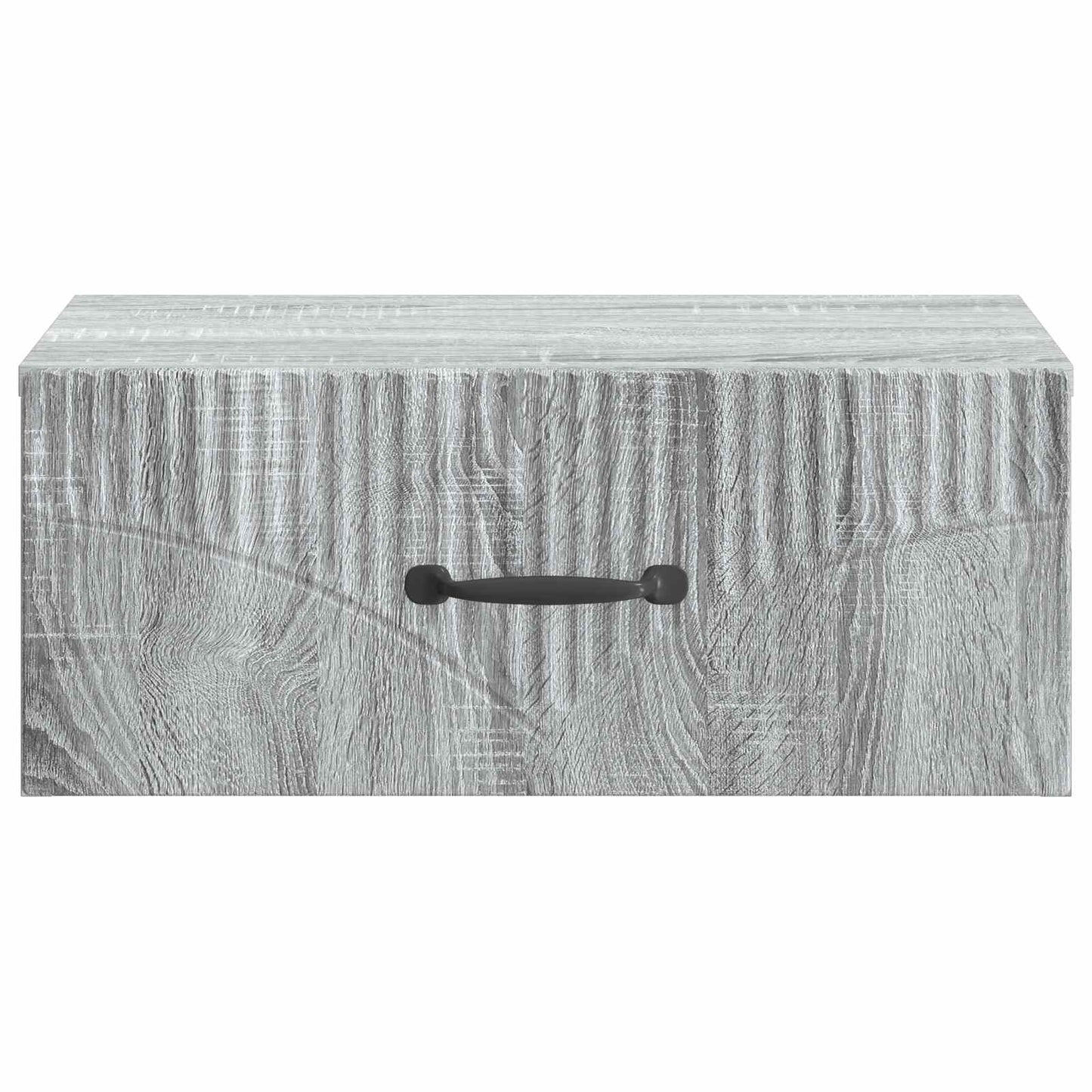 Vegghengt Nattbord med skuff 2 pcs Grå sonoma 49 x 34,5 x 20 cm