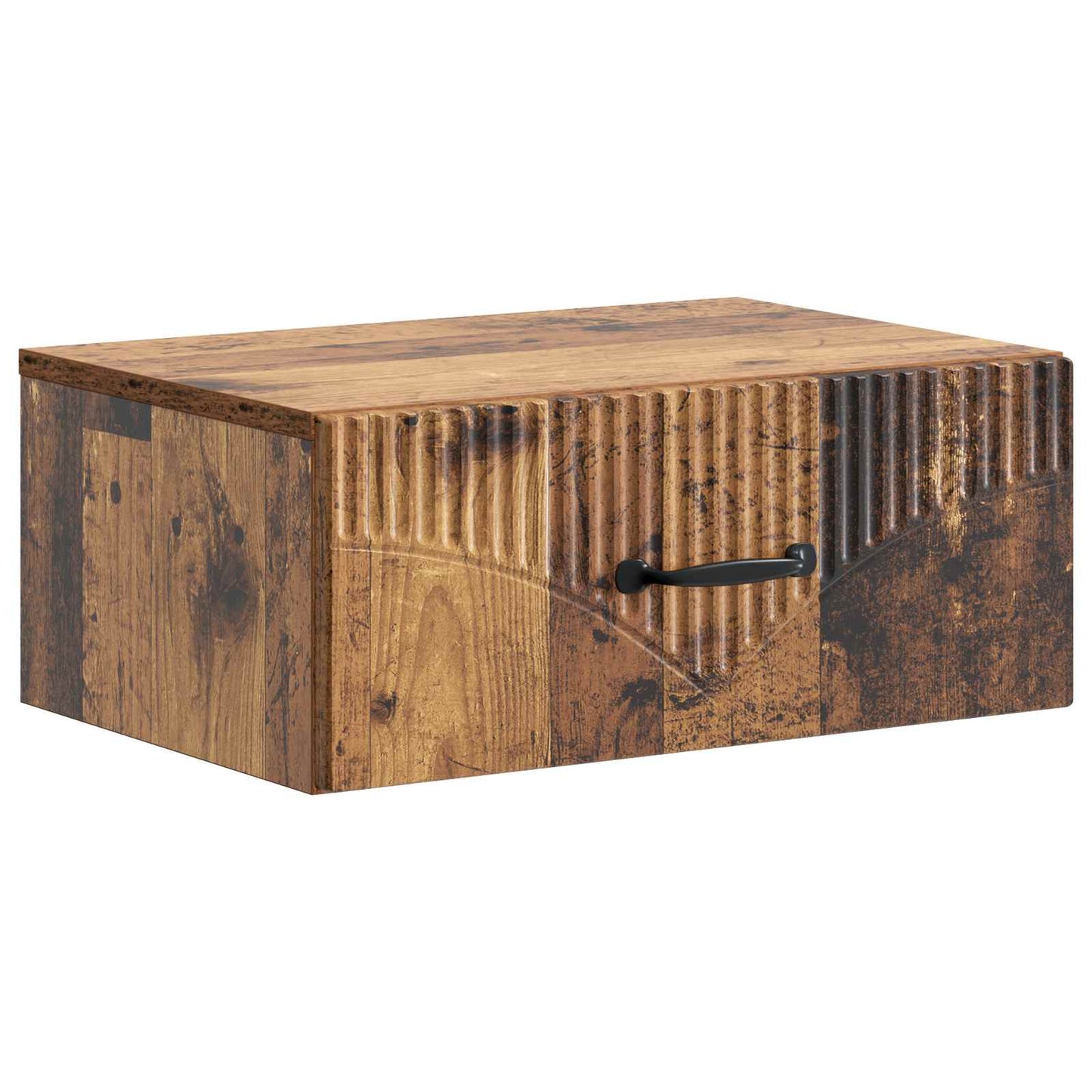 Vegghengt Nattbord Gammelt tre 49 x 34,5 x 20 cm Konstruert tre