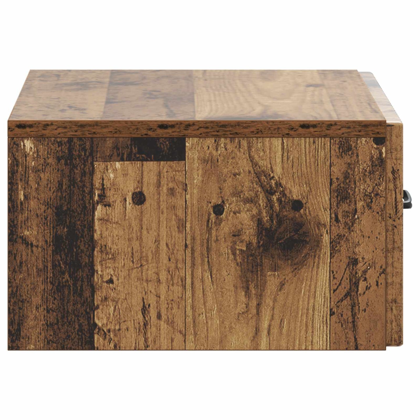 Vegghengt Nattbord Gammelt tre 49 x 34,5 x 20 cm Konstruert tre