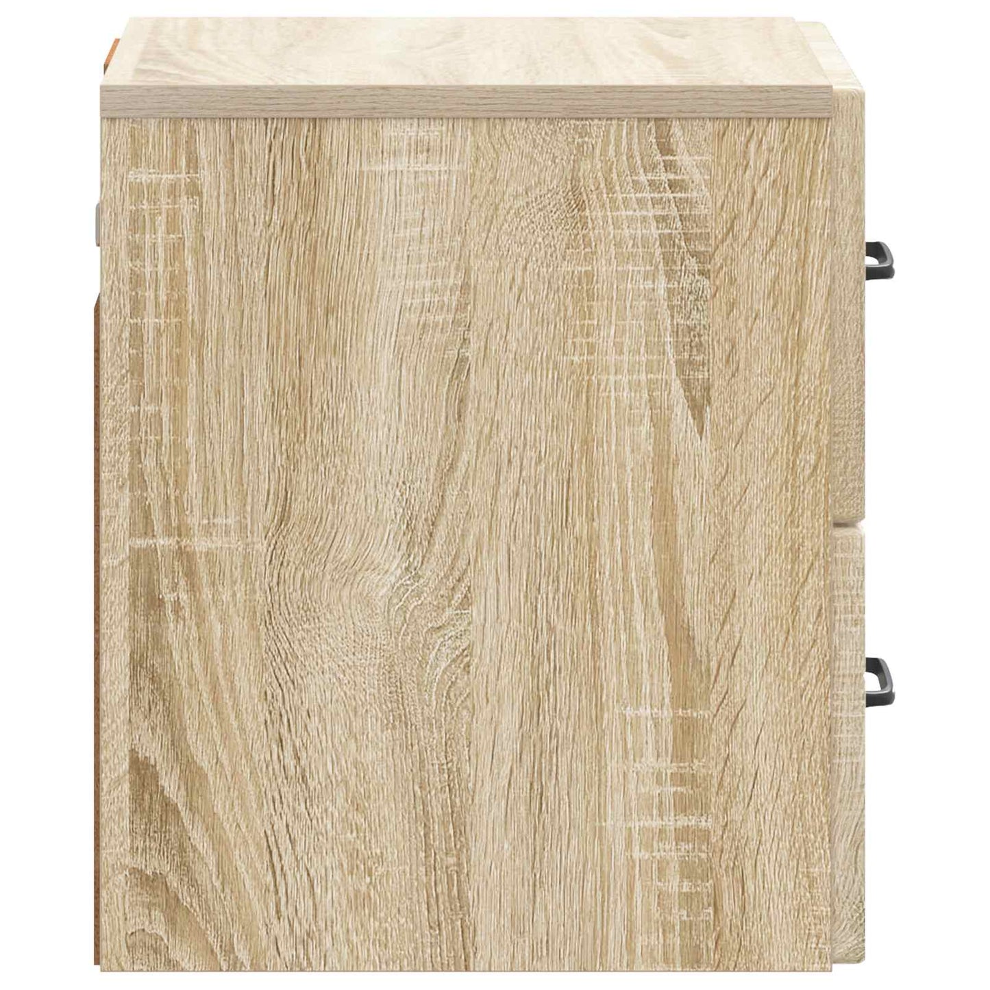 Vegghengt Nattbord Sonoma eik 34,5 x 33 x 40 cm Konstruert tre