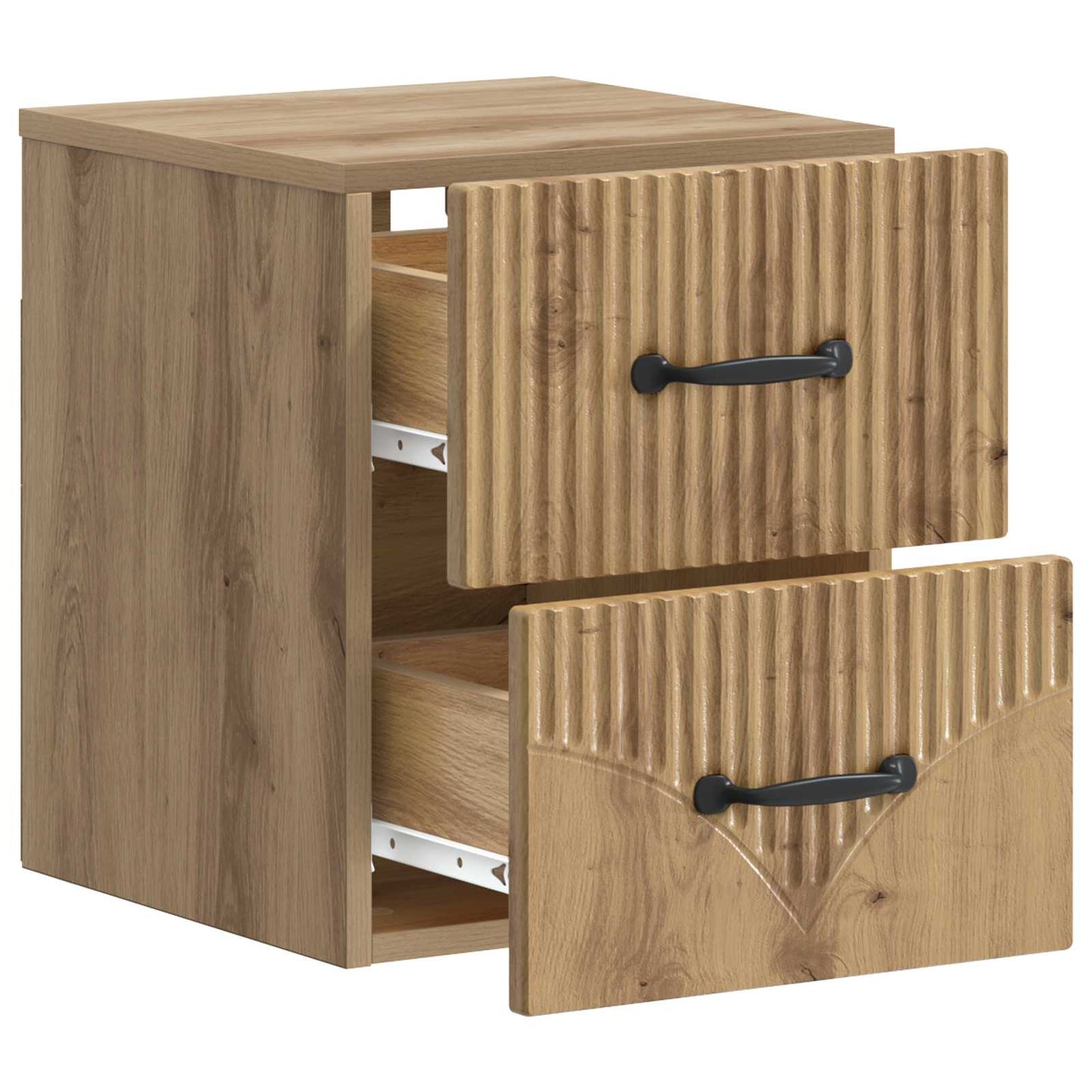 Vegghengt Nattbord Artisan eik 34,5 x 33 x 40 cm Konstruert tre