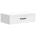 Vegghengt Sidebord Hvit 59 x 34,5 x 17 cm Konstruert tre