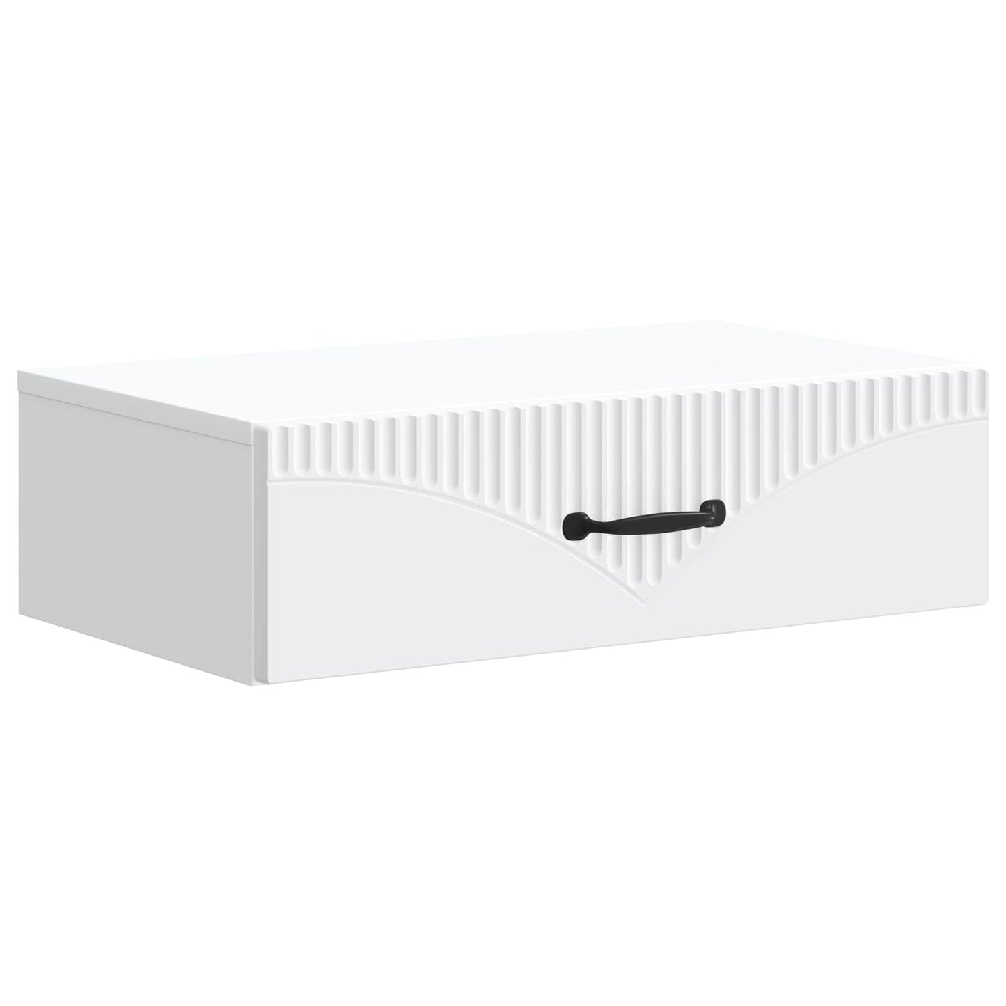 Vegghengt Sidebord Hvit 59 x 34,5 x 17 cm Konstruert tre