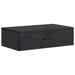 Vegghengt Sidebord Svart 59 x 34,5 x 17 cm Konstruert tre