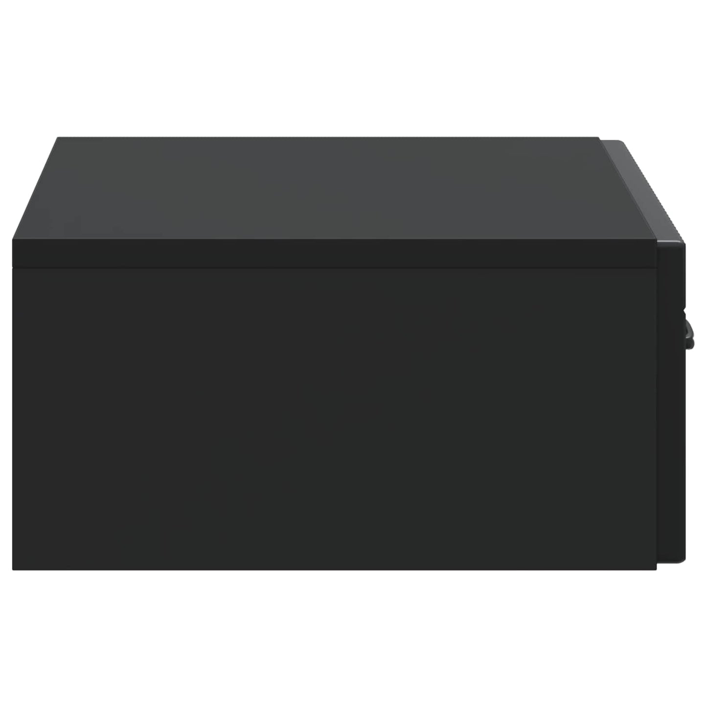 Vegghengt Sidebord Svart 59 x 34,5 x 17 cm Konstruert tre