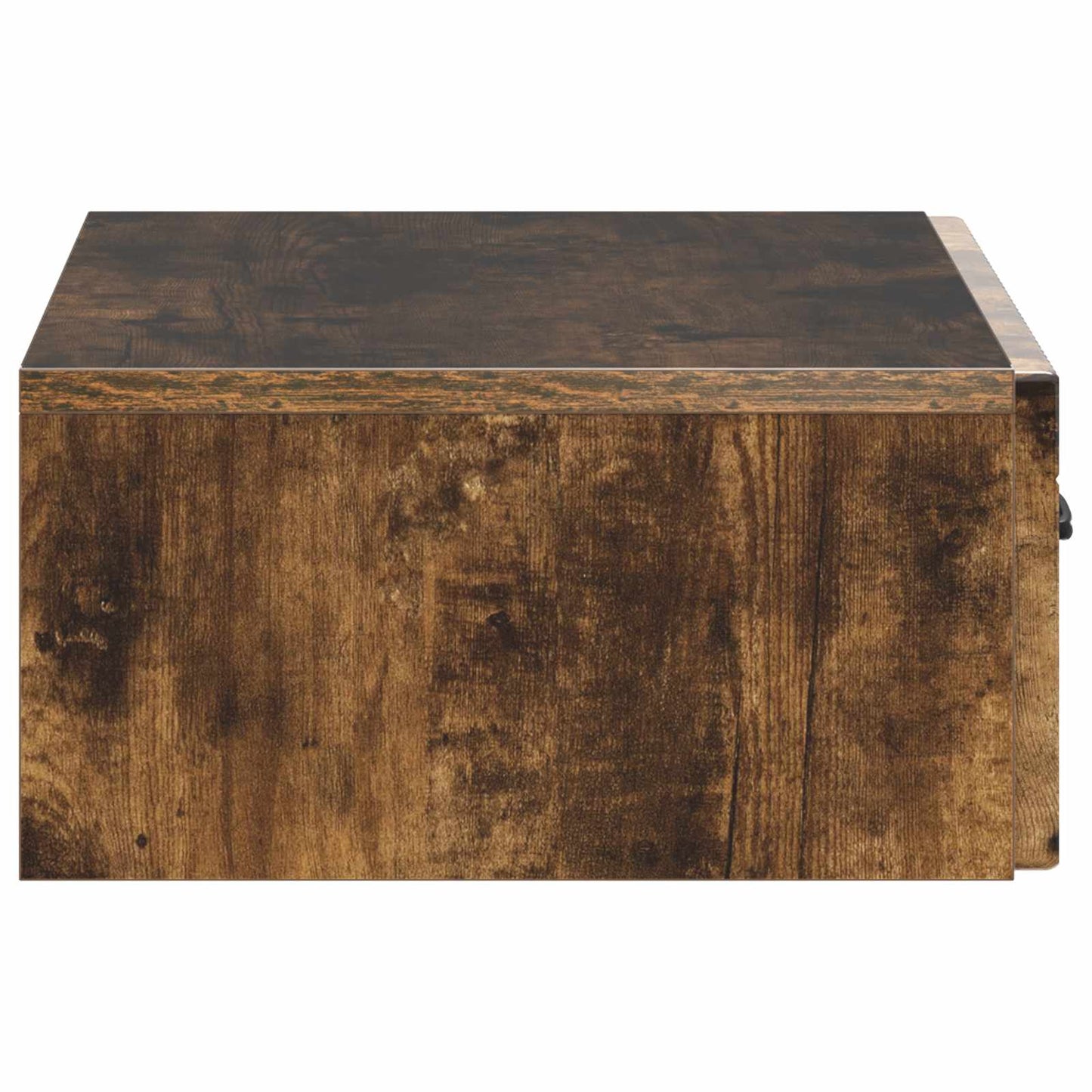 Vegghengt Sidebord Røkt Eik 59 x 34,5 x 17 cm Konstruert tre