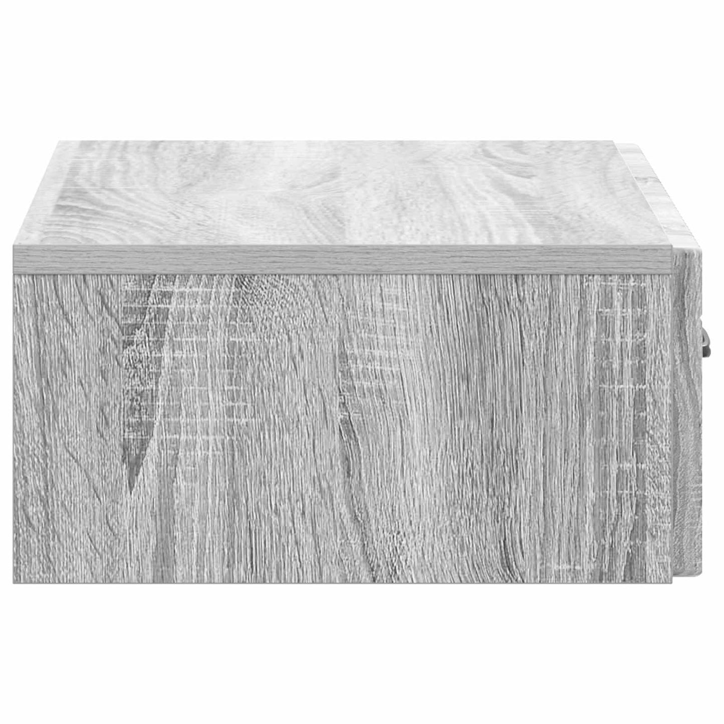 Vegghengt Sidebord Grå sonoma 59 x 34,5 x 17 cm Konstruert tre