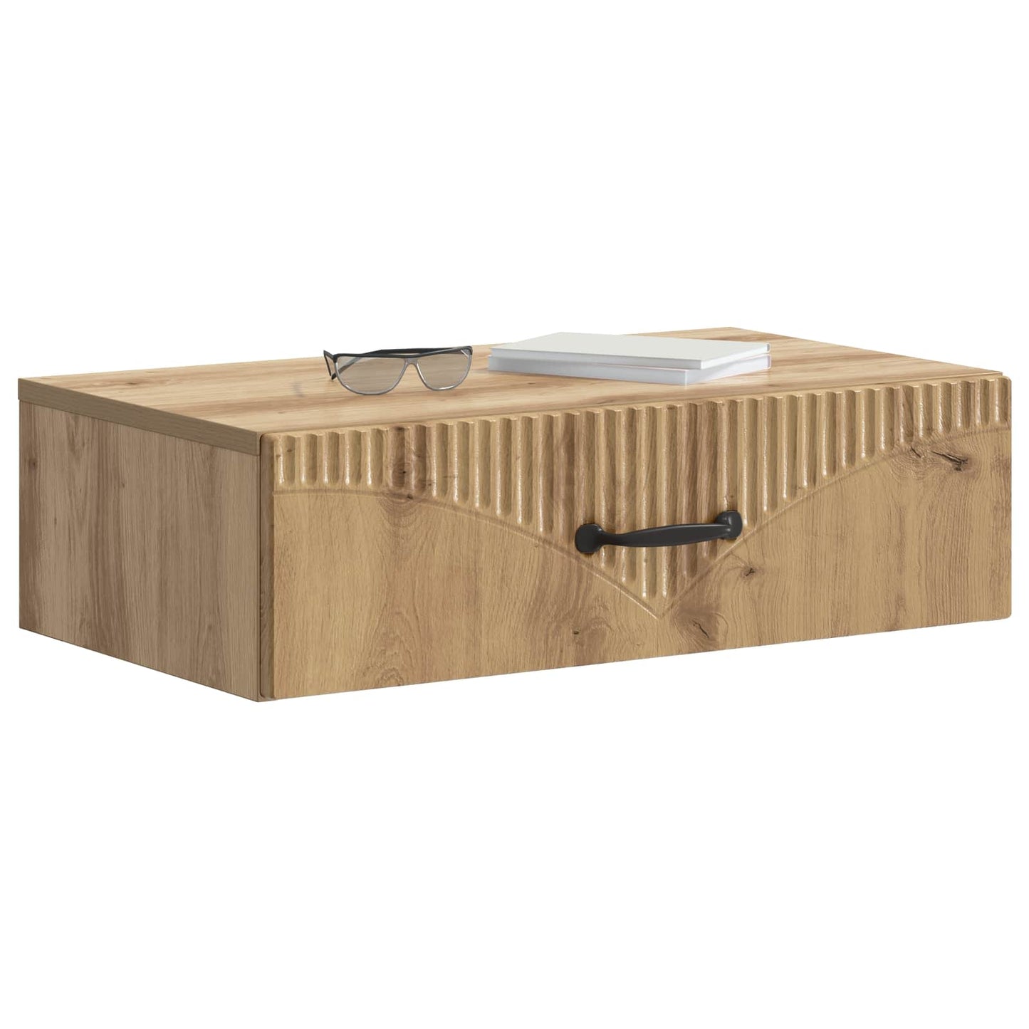 Vegghengt Sidebord 59 x 34,5 x 17 cm Konstruert tre Artisan eik