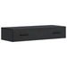 Vegghengt Sidebord Svart 87,5 x 34,5 x 17 cm Konstruert tre