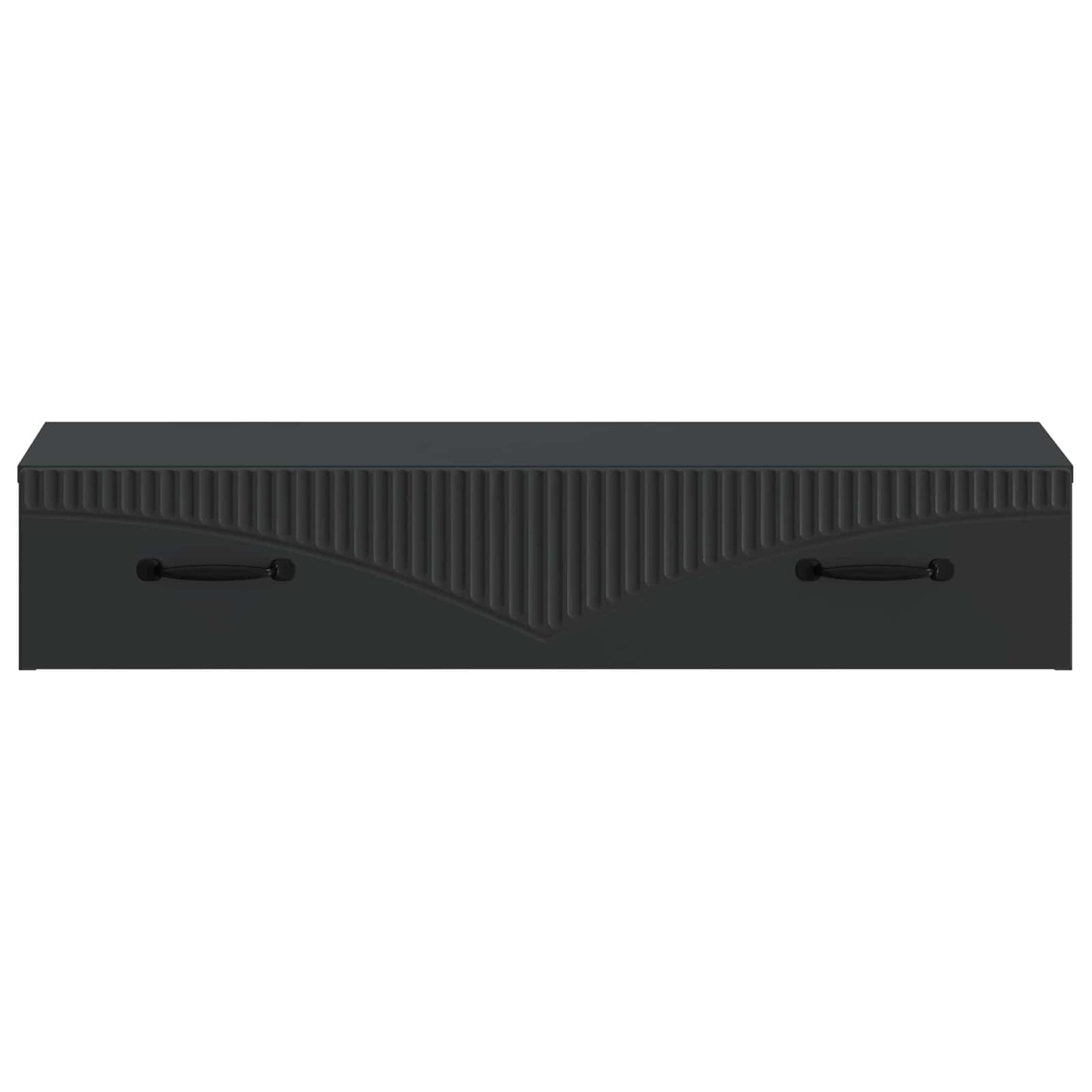 Vegghengt Sidebord Svart 87,5 x 34,5 x 17 cm Konstruert tre