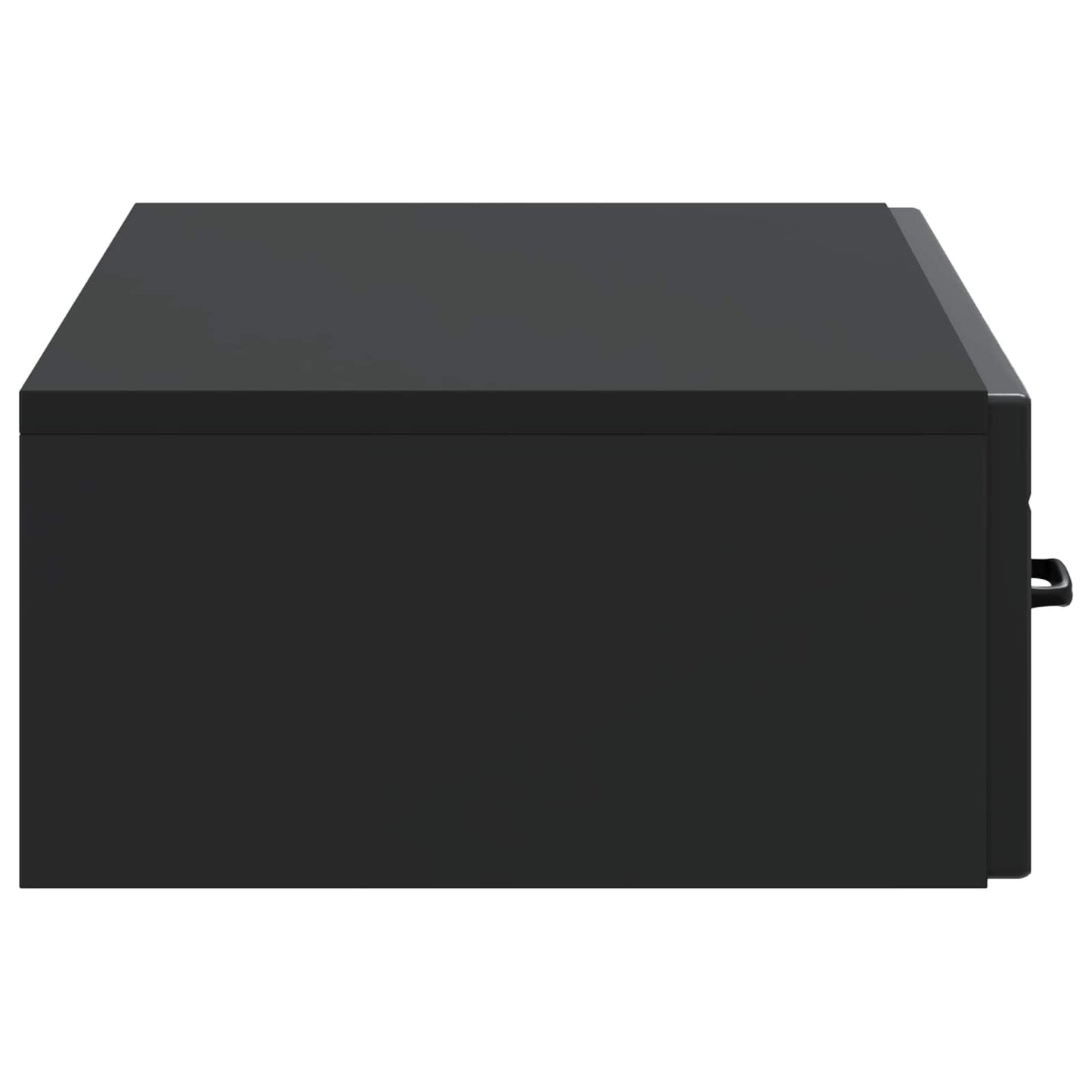Vegghengt Sidebord Svart 87,5 x 34,5 x 17 cm Konstruert tre