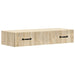 Vegghengt Sidebord Sonoma eik 87,5 x 34,5 x 17 cm