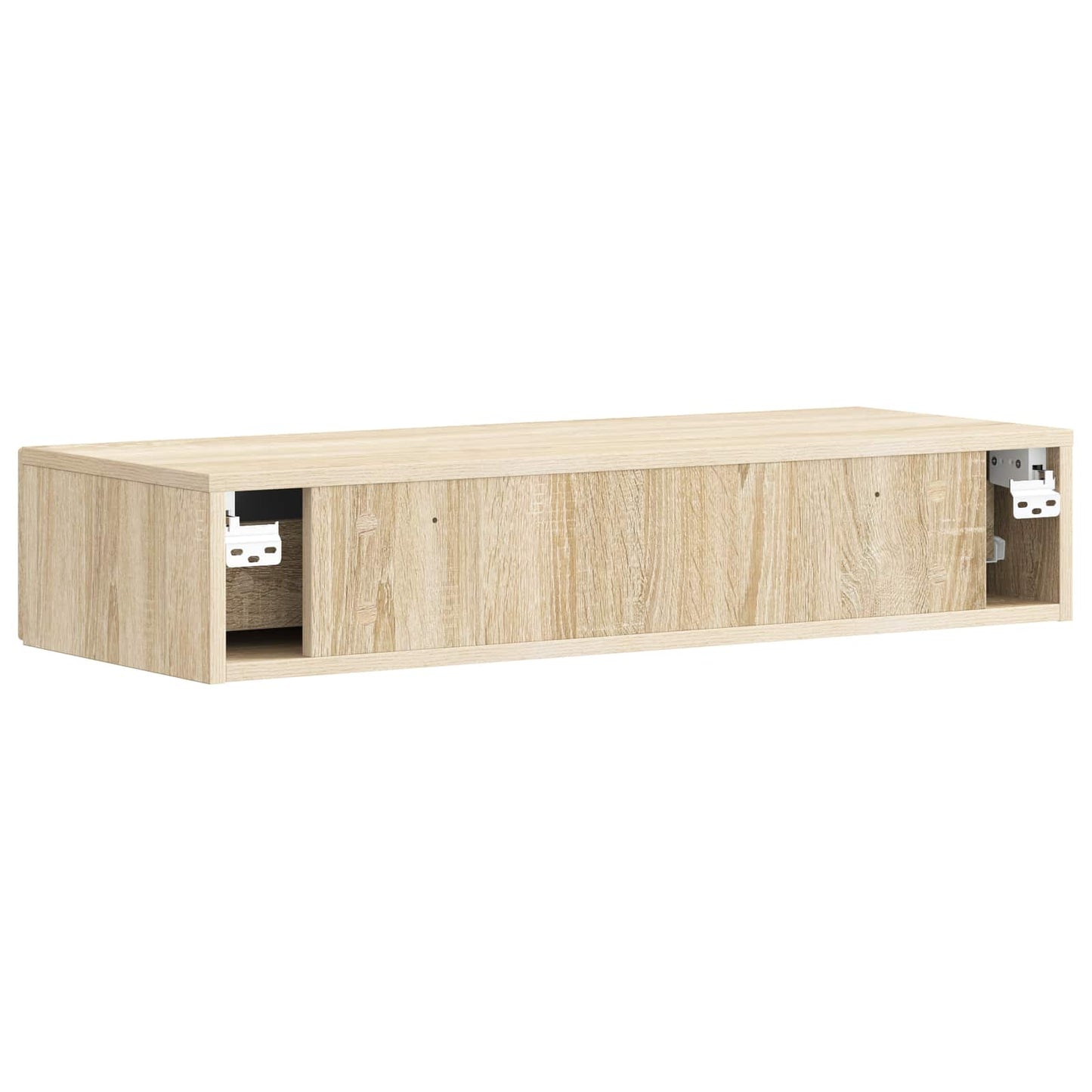 Vegghengt Sidebord Sonoma eik 87,5 x 34,5 x 17 cm