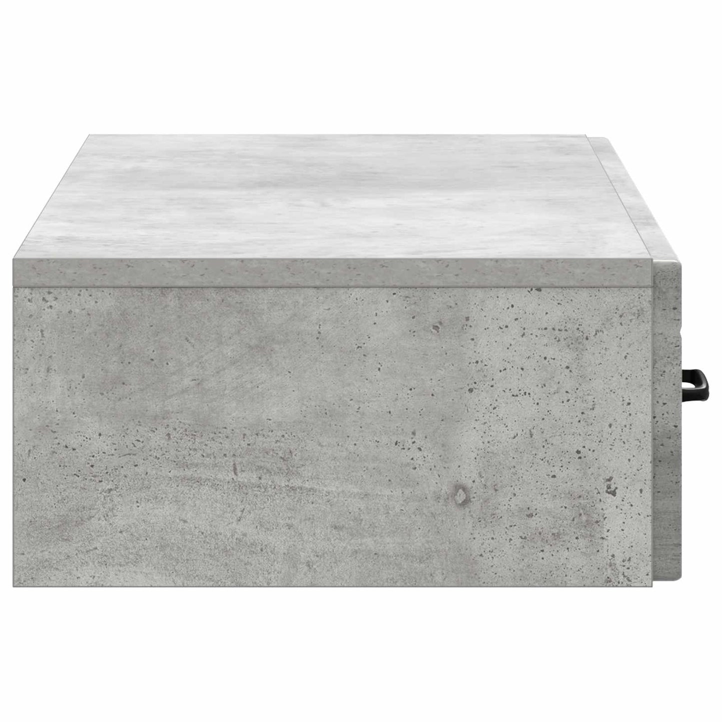 Vegghengt Sidebord Betonggrå 87,5 x 34,5 x 17 cm Konstruert tre