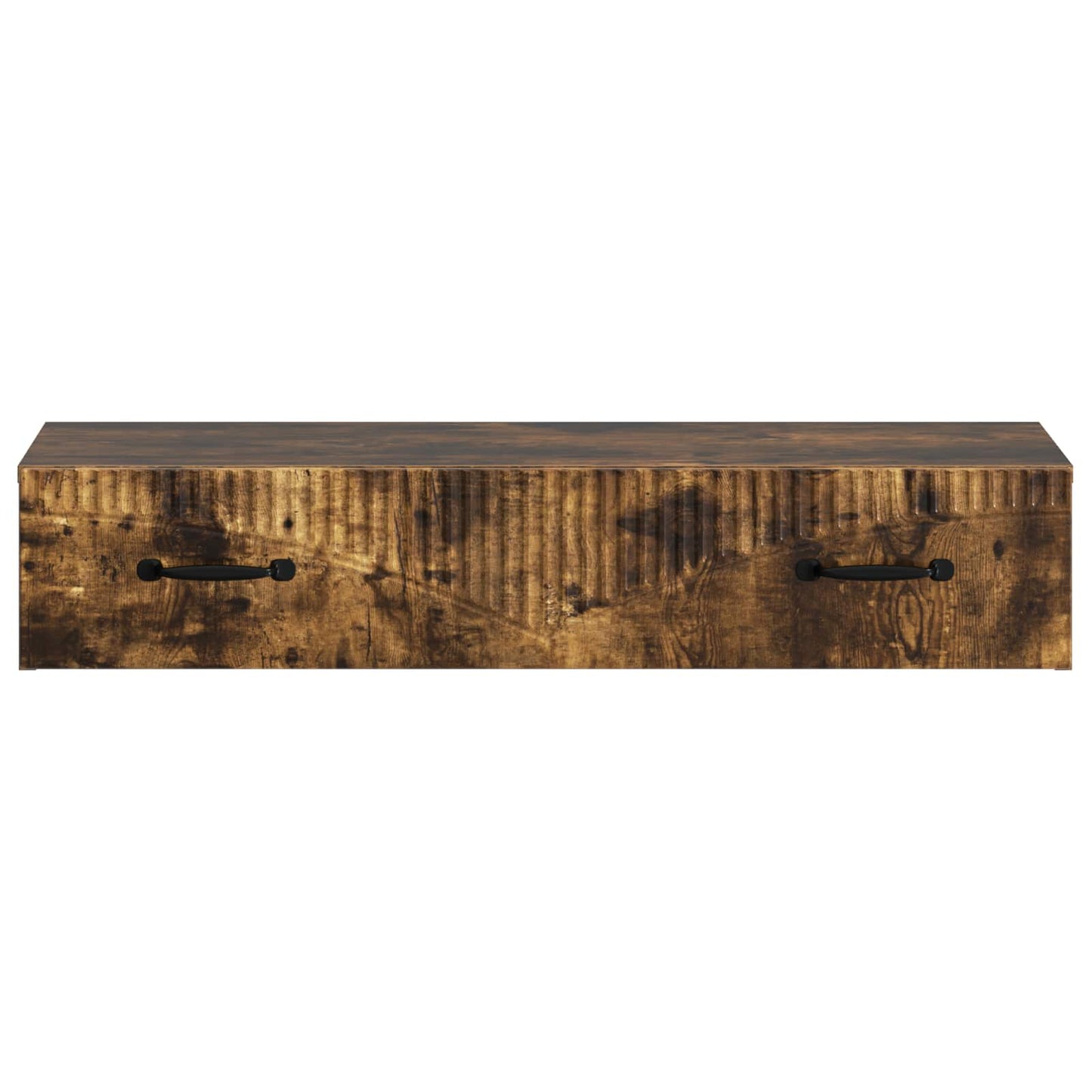 Vegghengt Sidebord Røkt Eik 87,5 x 34,5 x 17 cm Konstruert tre