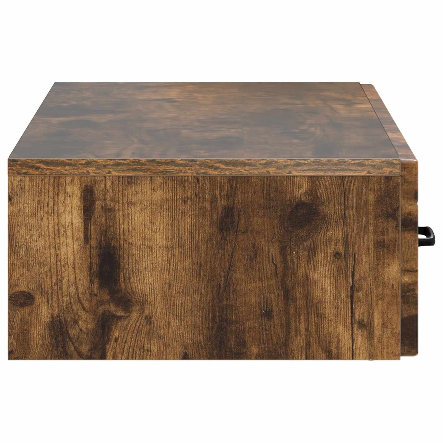 Vegghengt Sidebord Røkt Eik 87,5 x 34,5 x 17 cm Konstruert tre