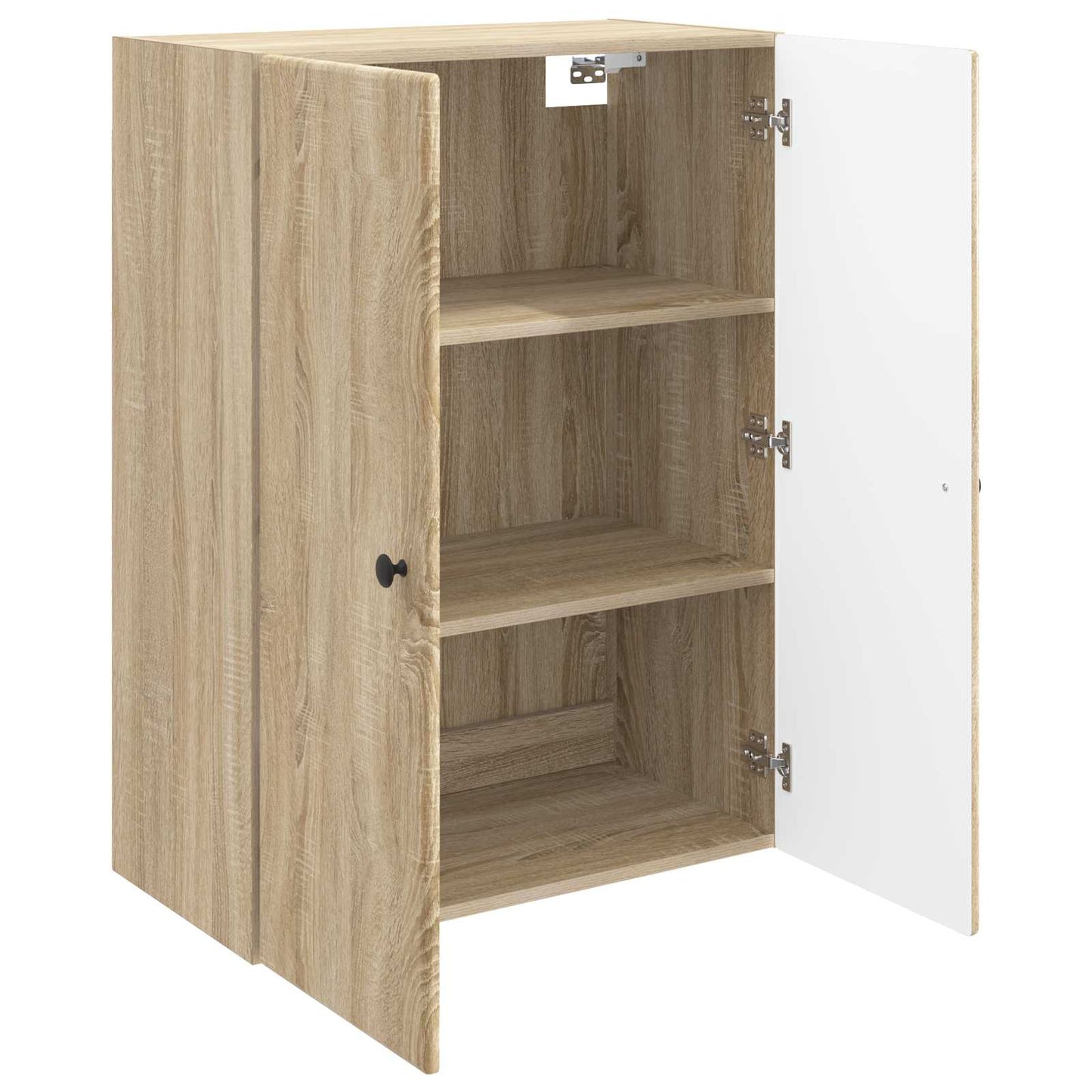 Vegghengt skap Sonoma eik 66 x 34,5 x 90 cm Konstruert tre