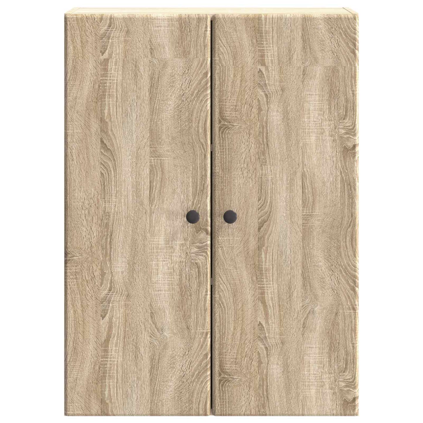 Vegghengt skap Sonoma eik 66 x 34,5 x 90 cm Konstruert tre