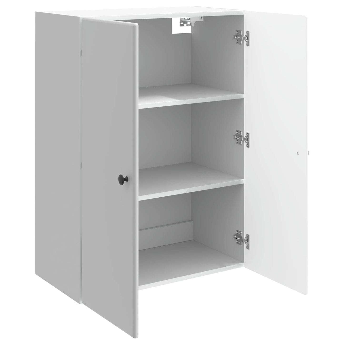 Vegghengt skap Høgglans hvit 66 x 34,5 x 90 cm Konstruert tre