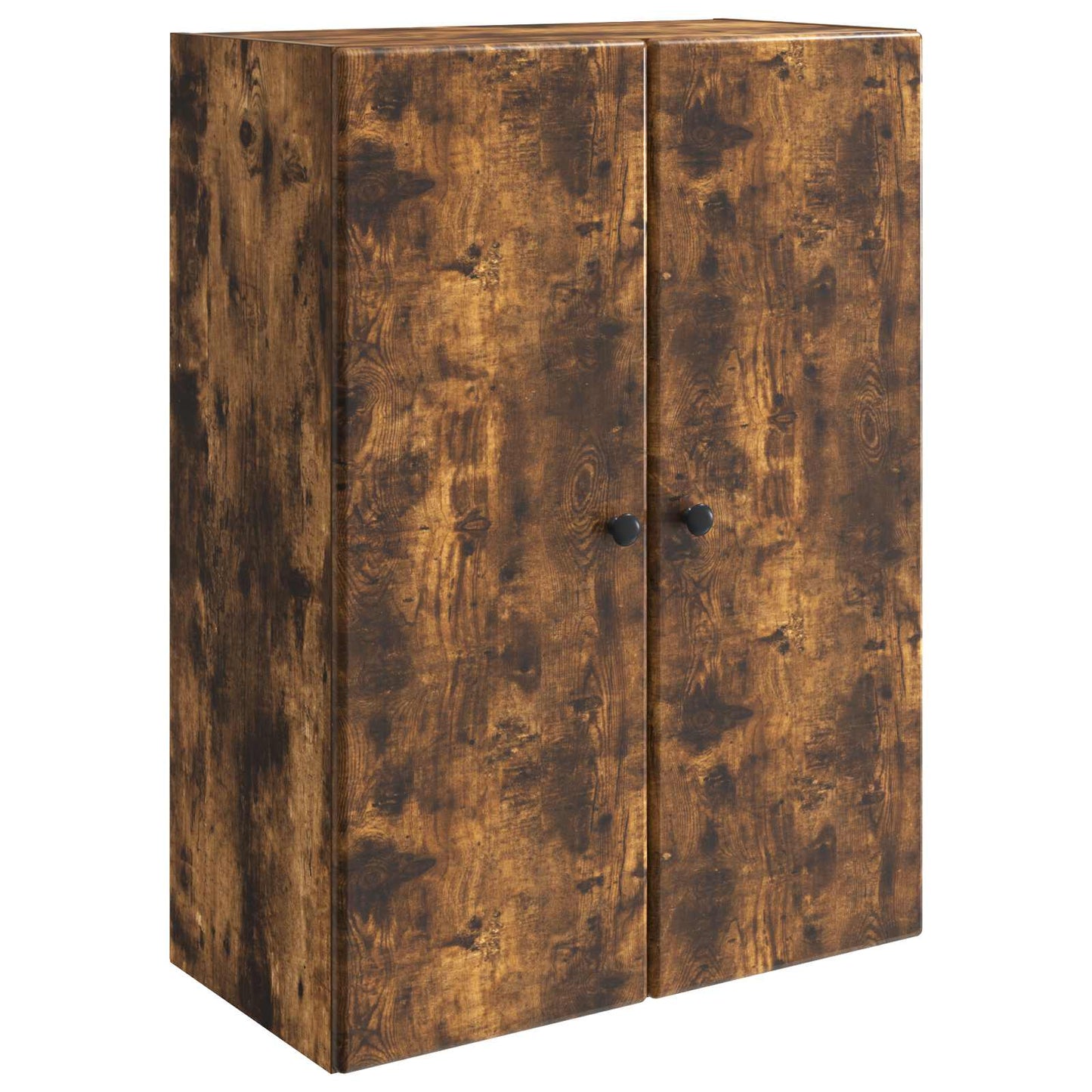 Vegghengt skap Røkt Eik 66 x 34,5 x 90 cm Konstruert tre