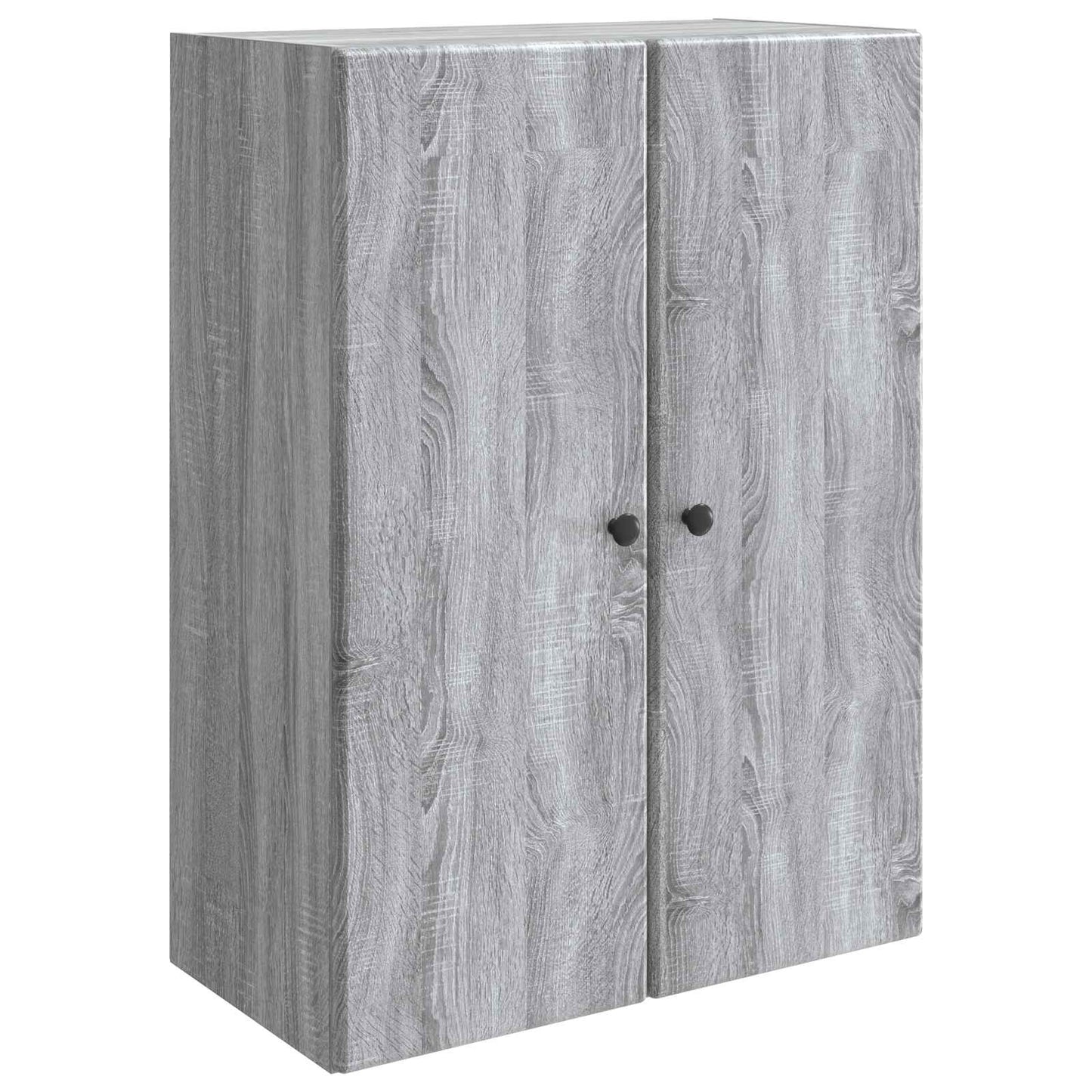 Vegghengt skap Grå Sonoma 66 x 34,5 x 90 cm Konstruert tre