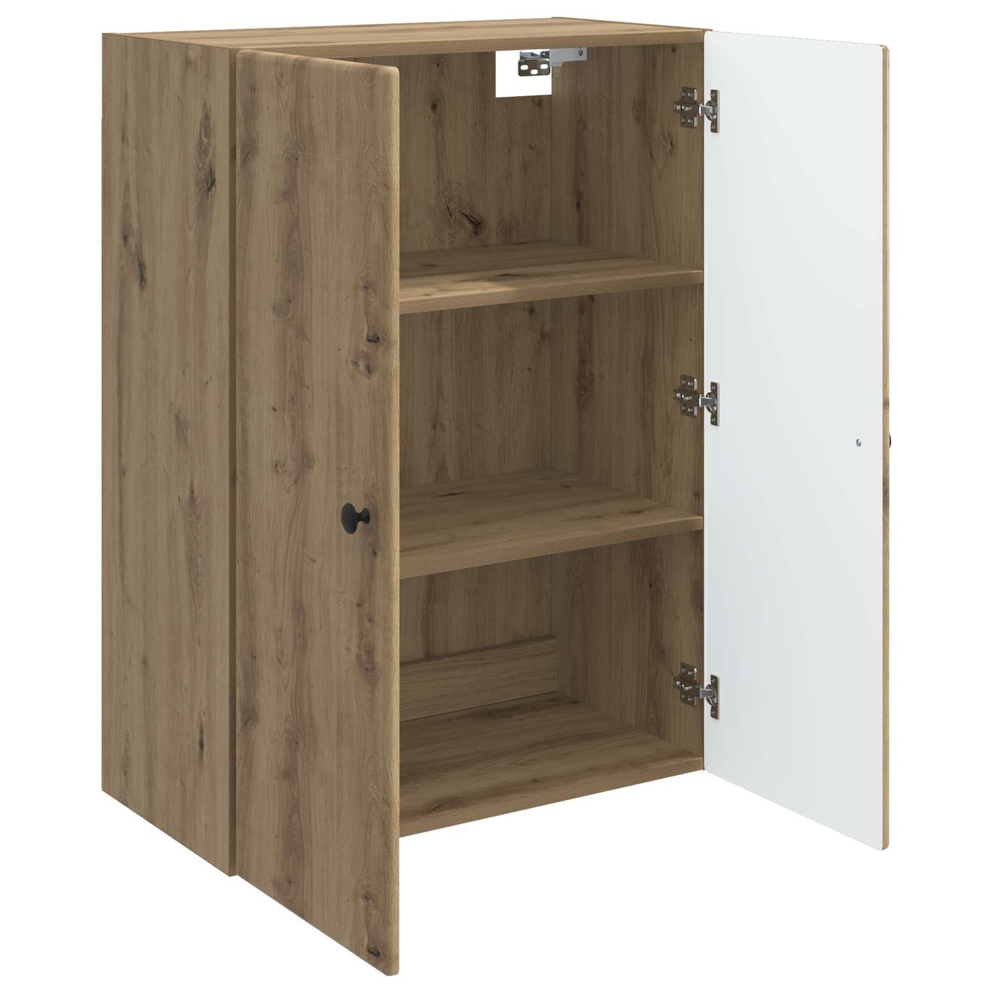Vegghengt skap 66 x 34,5 x 90 cm Konstruert tre Artisan eik