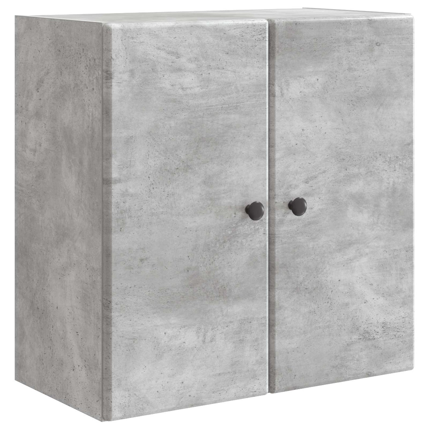 Vegghengt skap Betonggrå 59 x 31 x 60 cm Konstruert tre