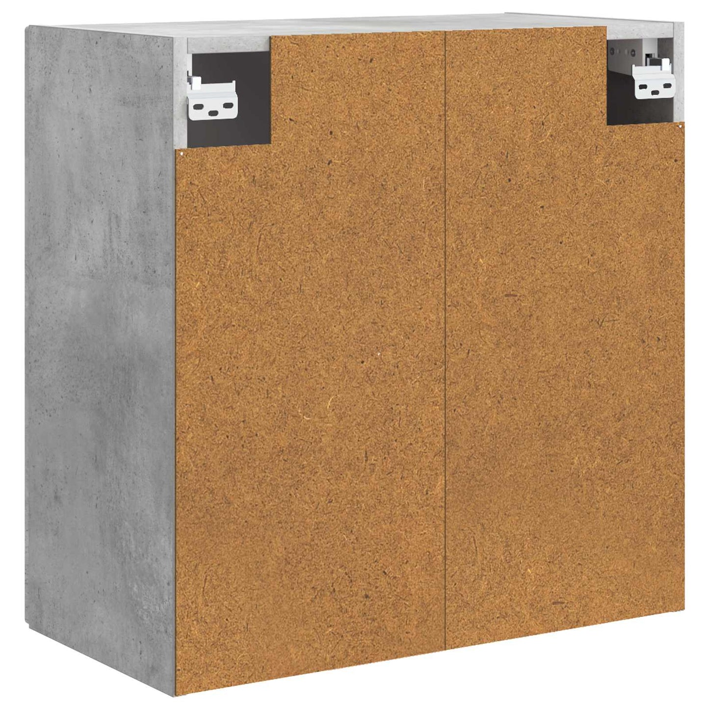 Vegghengt skap Betonggrå 59 x 31 x 60 cm Konstruert tre
