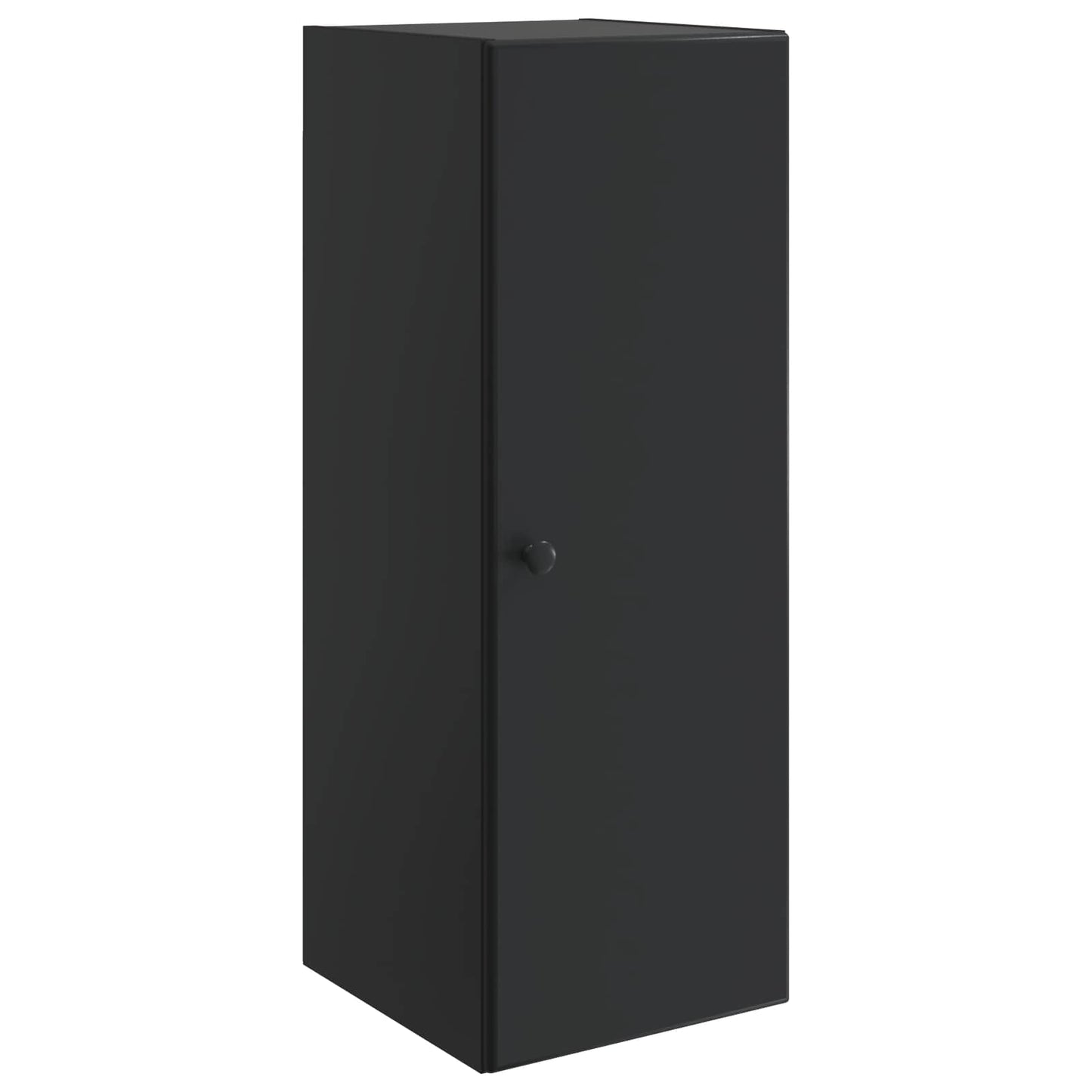 Vegghengt skap Svart 33 x 34,5 x 90 cm Konstruert tre