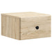 Vegghengt Nattbord Sonoma eik 34,5 x 33 x 20 cm Konstruert tre