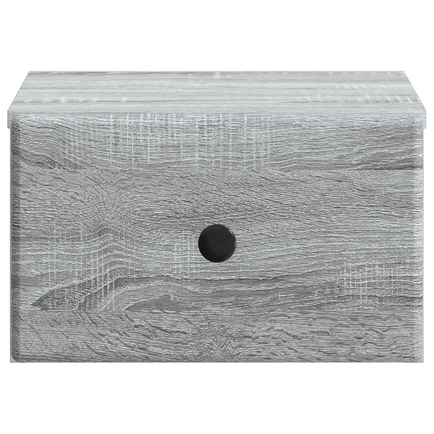Vegghengt Nattbord Grå sonoma 34,5 x 33 x 20 cm Konstruert tre