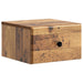 Vegghengt Nattbord Gammelt tre 34,5 x 33 x 20 cm Konstruert tre