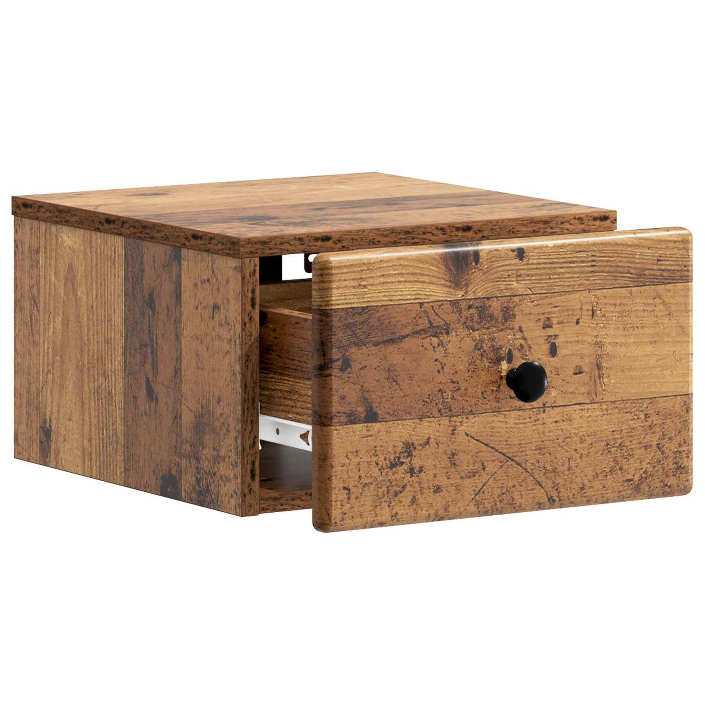 Vegghengt Nattbord Gammelt tre 34,5 x 33 x 20 cm Konstruert tre