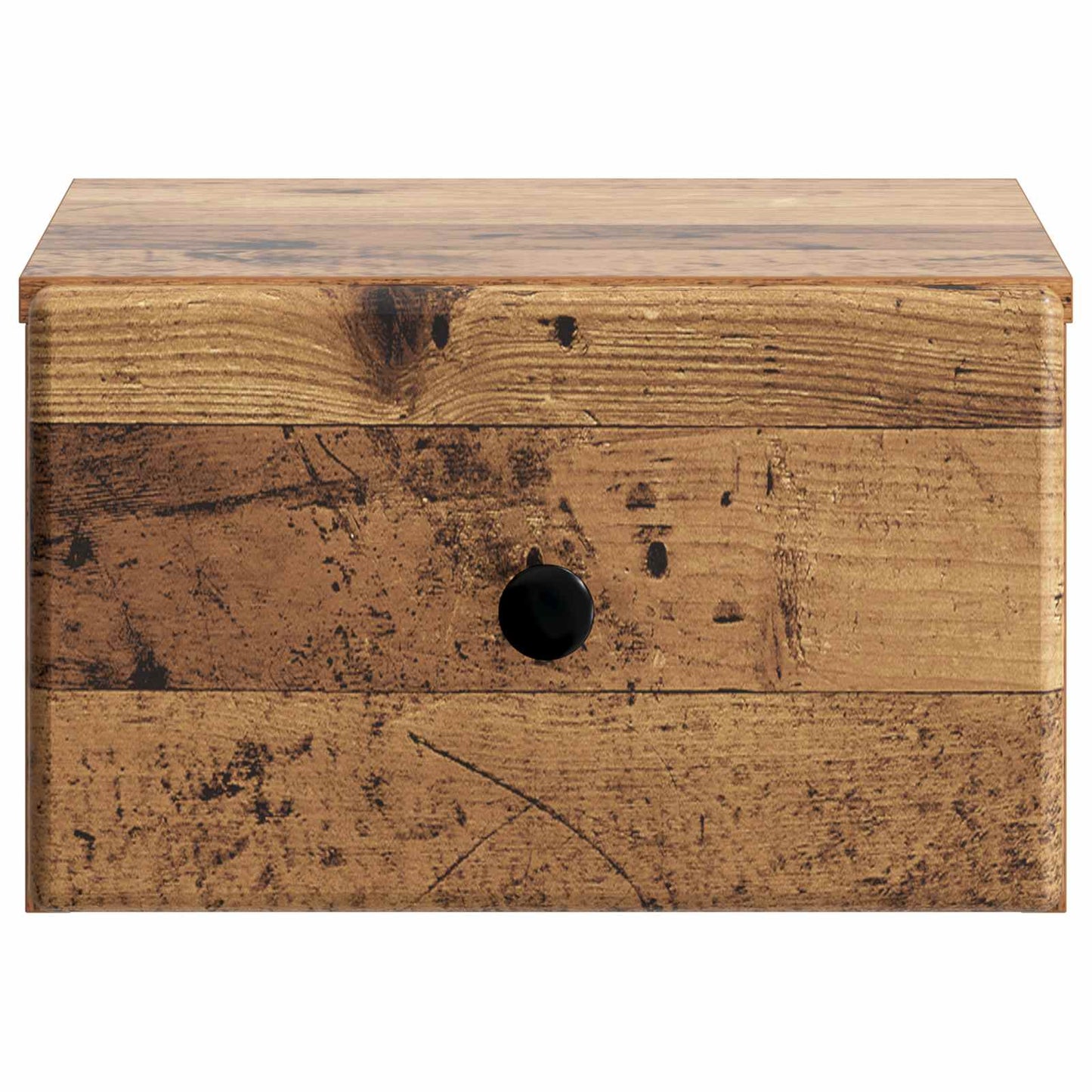 Vegghengt Nattbord Gammelt tre 34,5 x 33 x 20 cm Konstruert tre