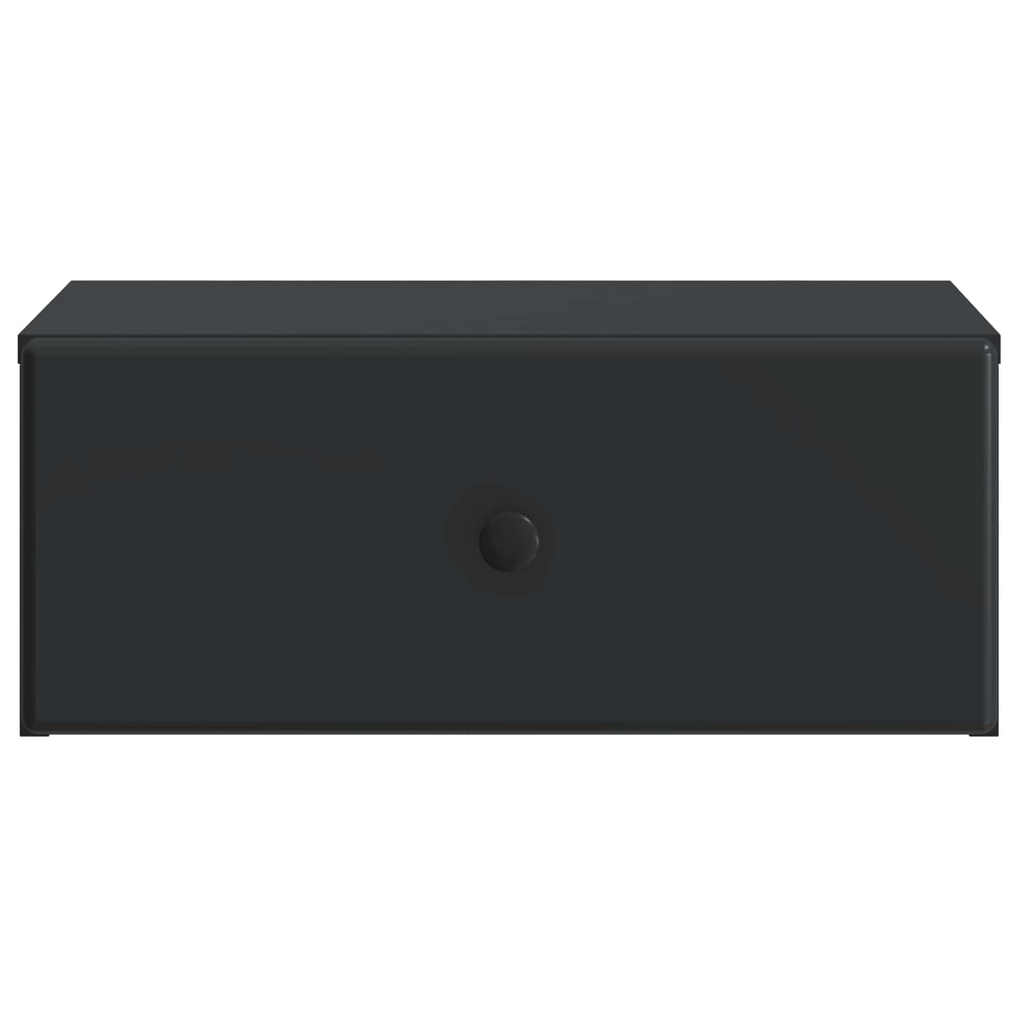 Vegghengt Nattbord Svart 49 x 34,5 x 20 cm Konstruert tre