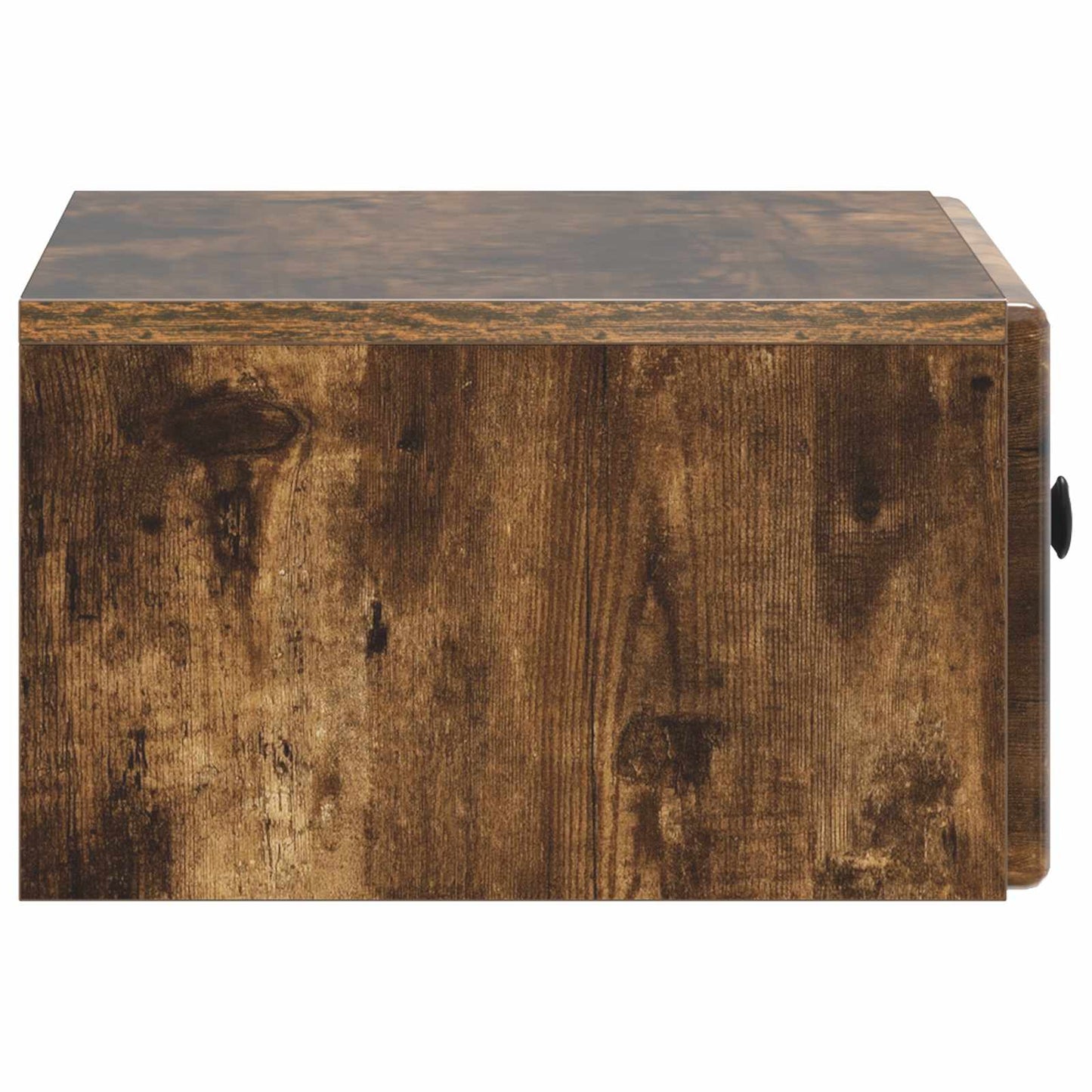 Vegghengt Nattbord med skuff 2 pcs Røkt Eik 49 x 34,5 x 20 cm