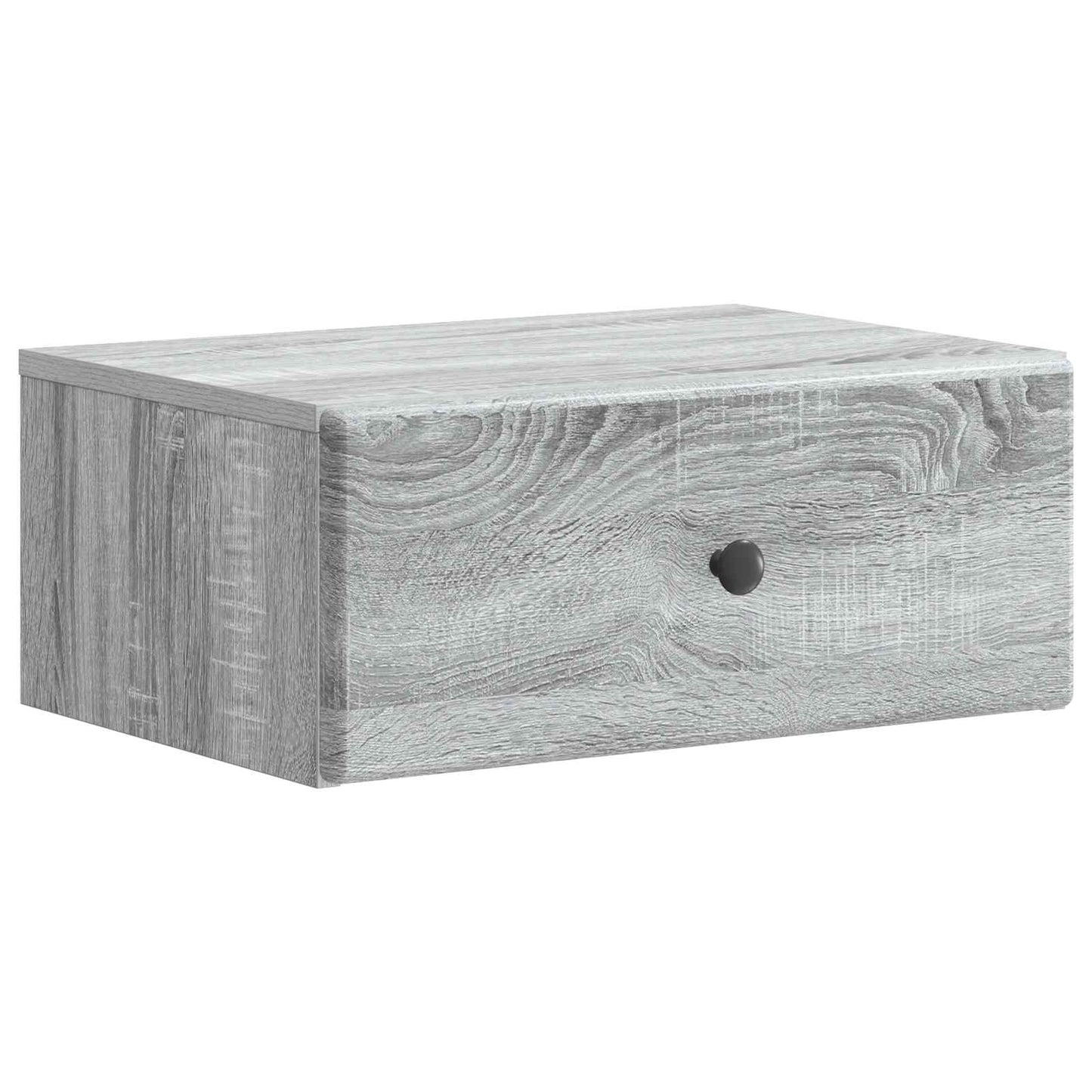 Vegghengt Nattbord Grå sonoma 49 x 34,5 x 20 cm Konstruert tre
