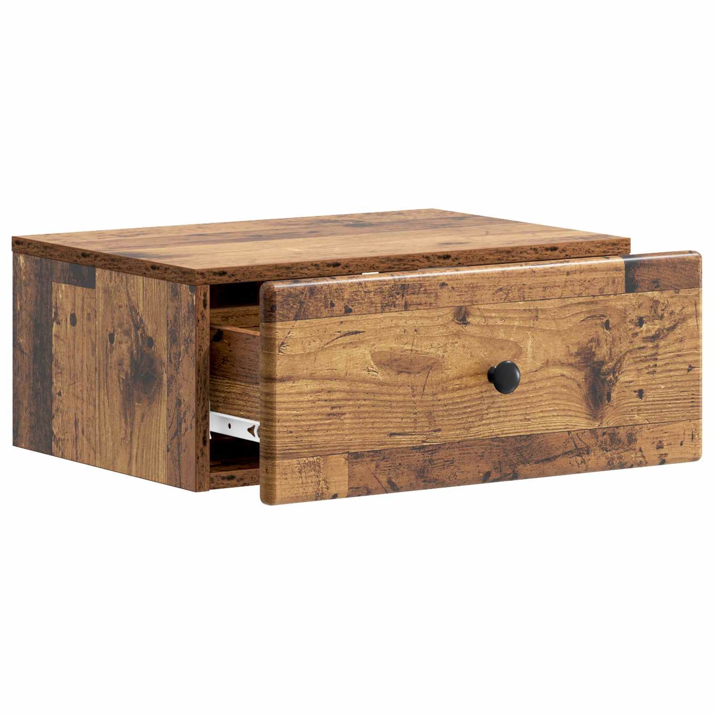 Vegghengt Nattbord Gammelt tre 49 x 34,5 x 20 cm Konstruert tre