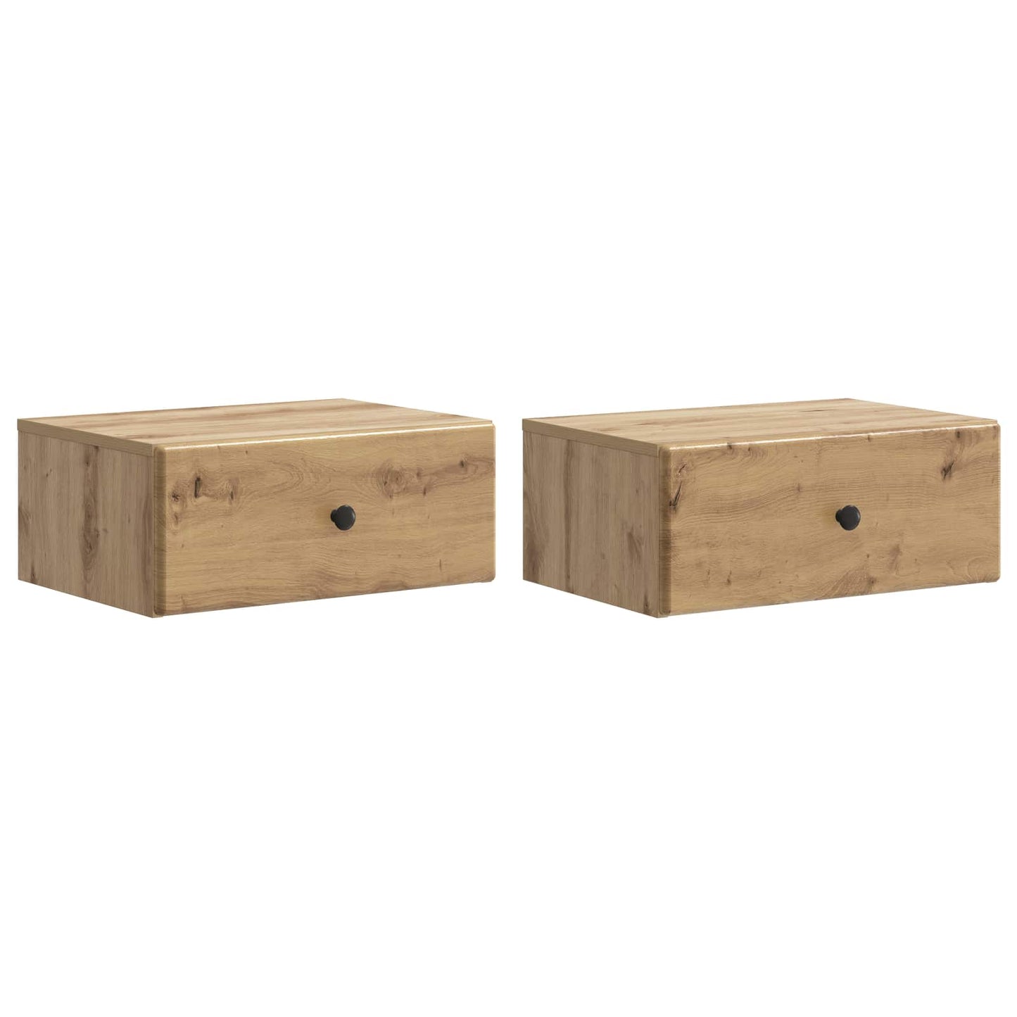 Vegghengt Nattbord 2 stk. Artisan eik 49 x 34,5 x 20 cm