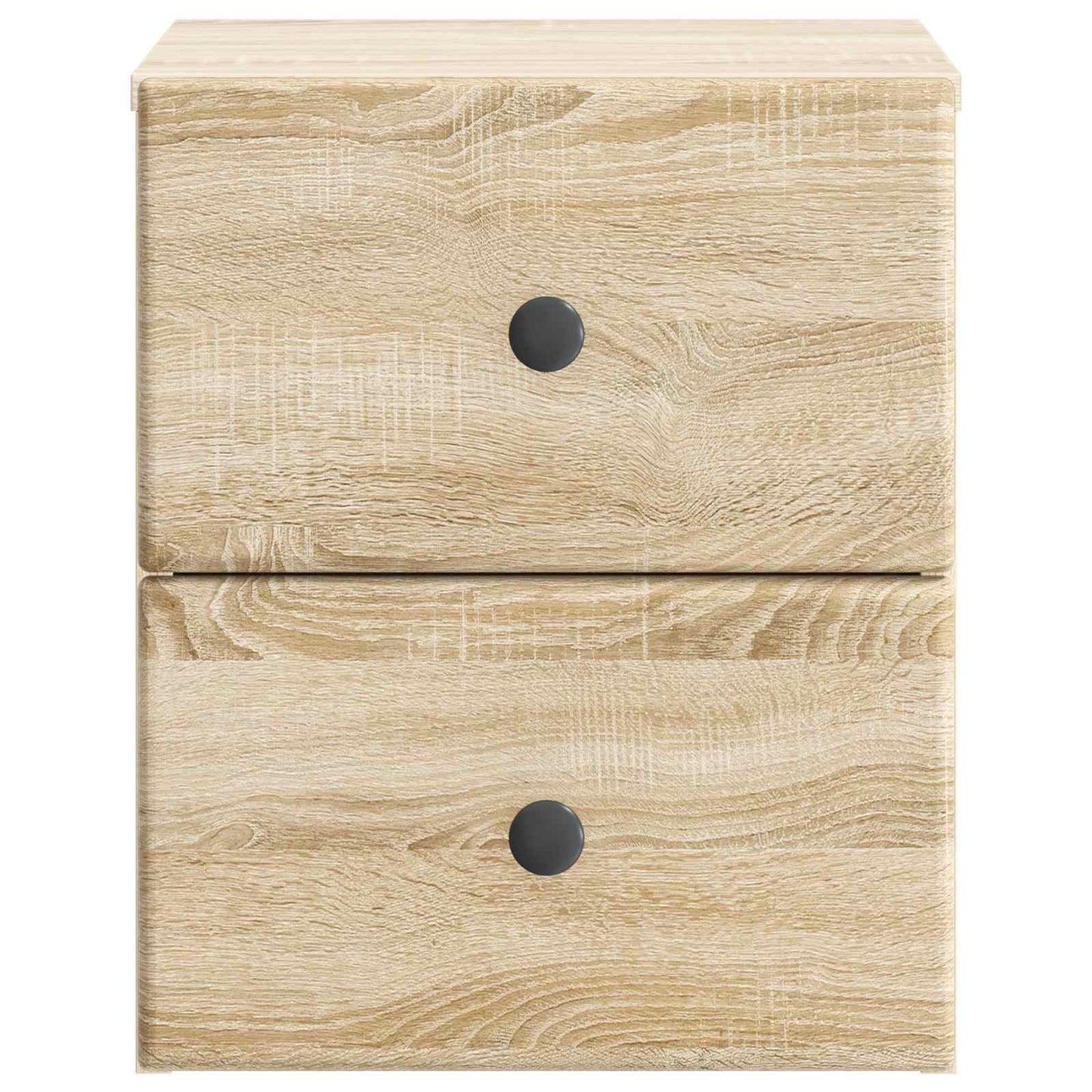 Vegghengt Nattbord Sonoma eik 34,5 x 33 x 40 cm Konstruert tre