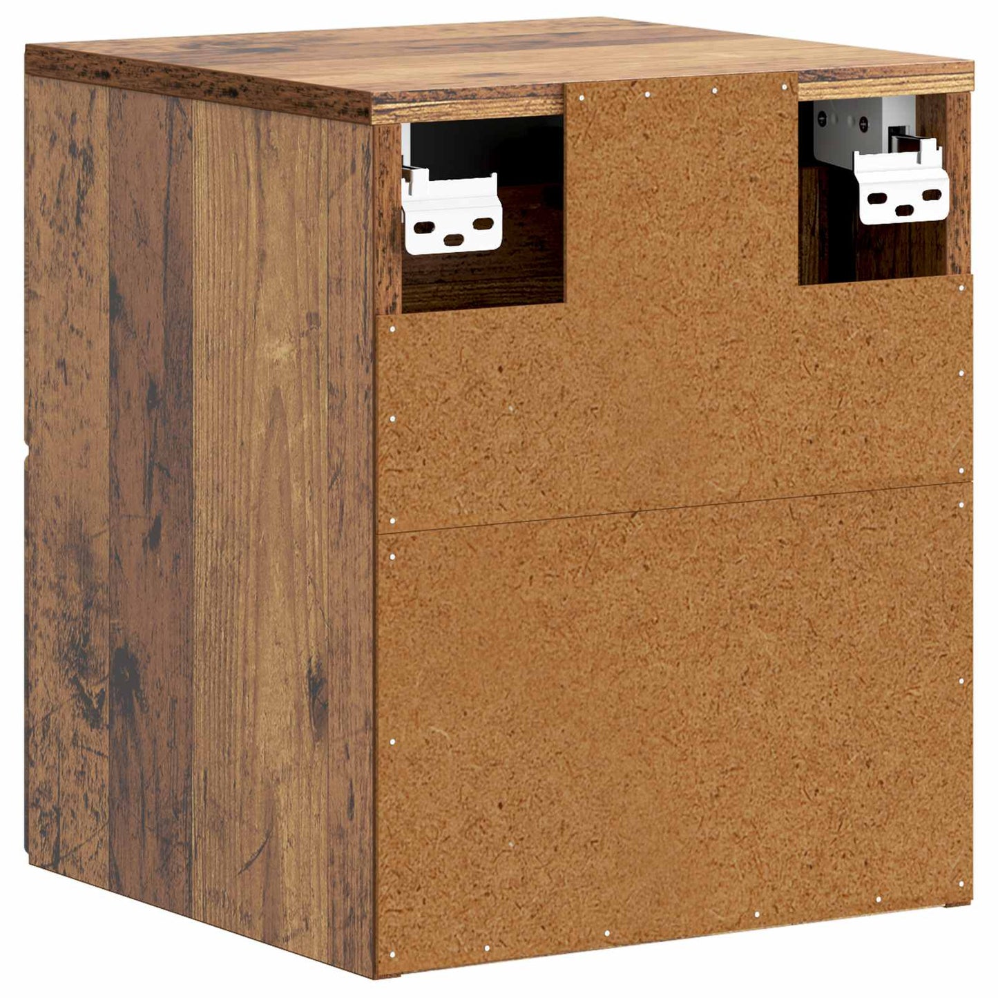 Vegghengt Nattbord Gammelt tre 34,5 x 33 x 40 cm Konstruert tre