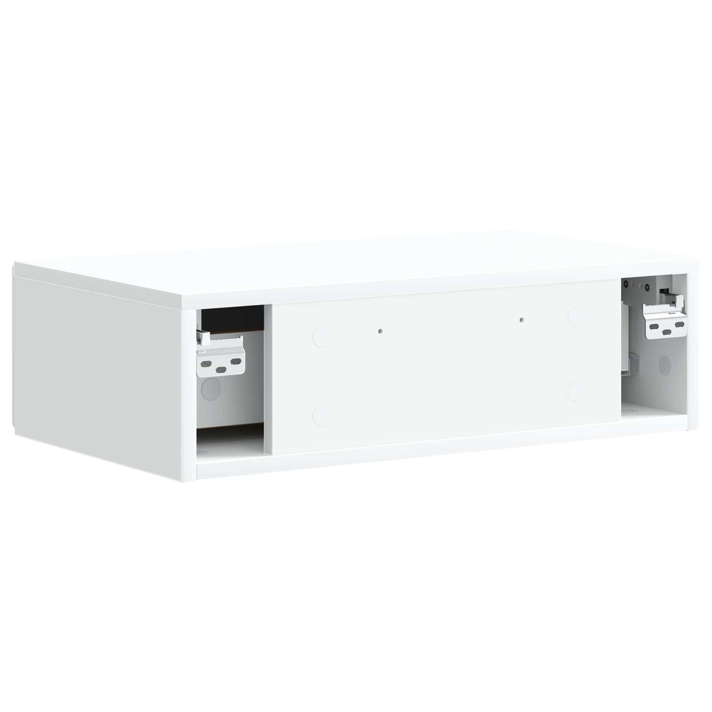 Vegghengt Sidebord Hvit 59 x 34,5 x 17 cm Konstruert tre