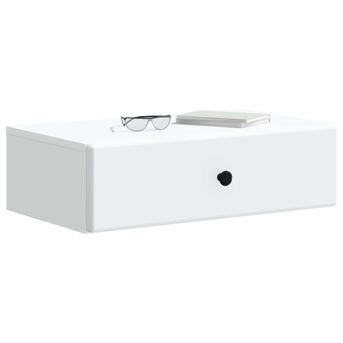 Vegghengt Sidebord Hvit 59 x 34,5 x 17 cm Konstruert tre