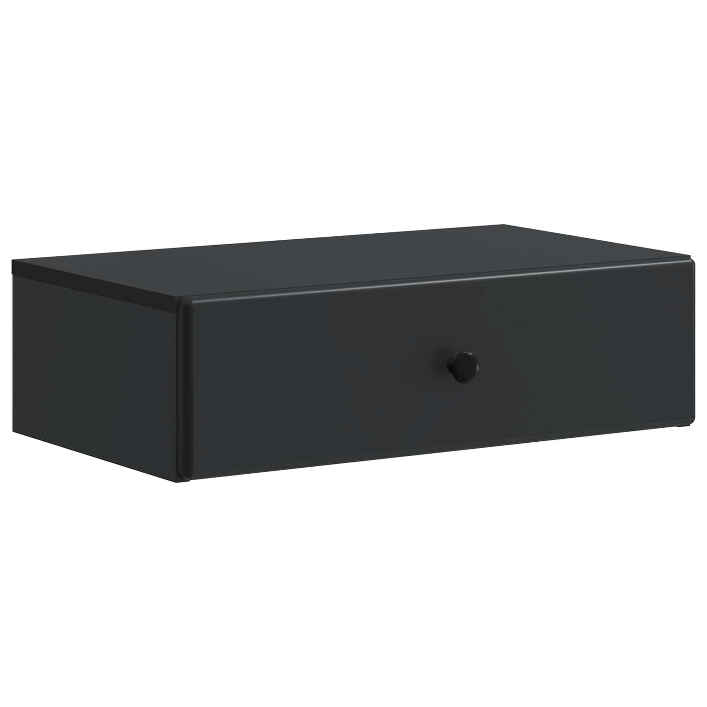 Vegghengt Sidebord Svart 59 x 34,5 x 17 cm Konstruert tre