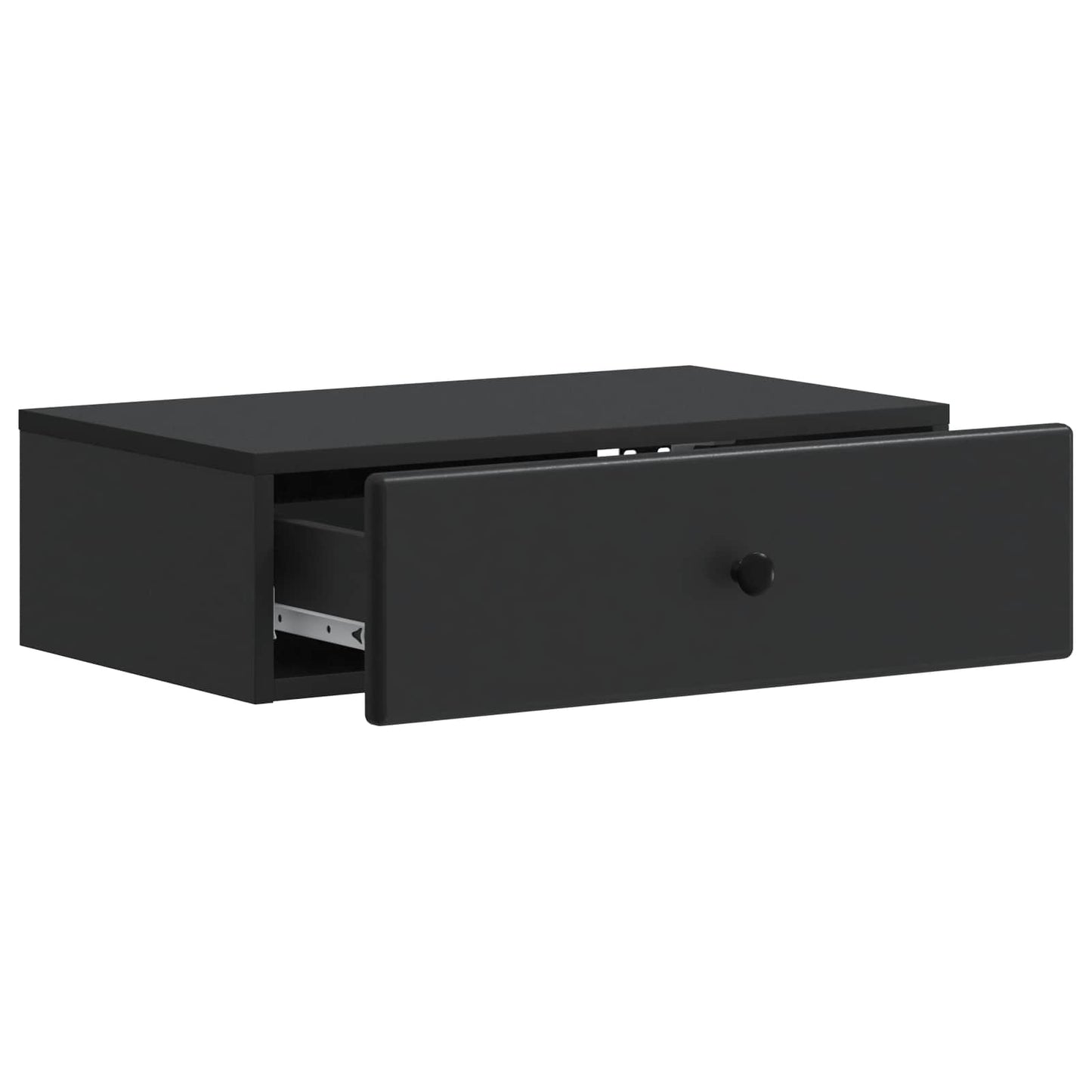 Vegghengt Sidebord Svart 59 x 34,5 x 17 cm Konstruert tre